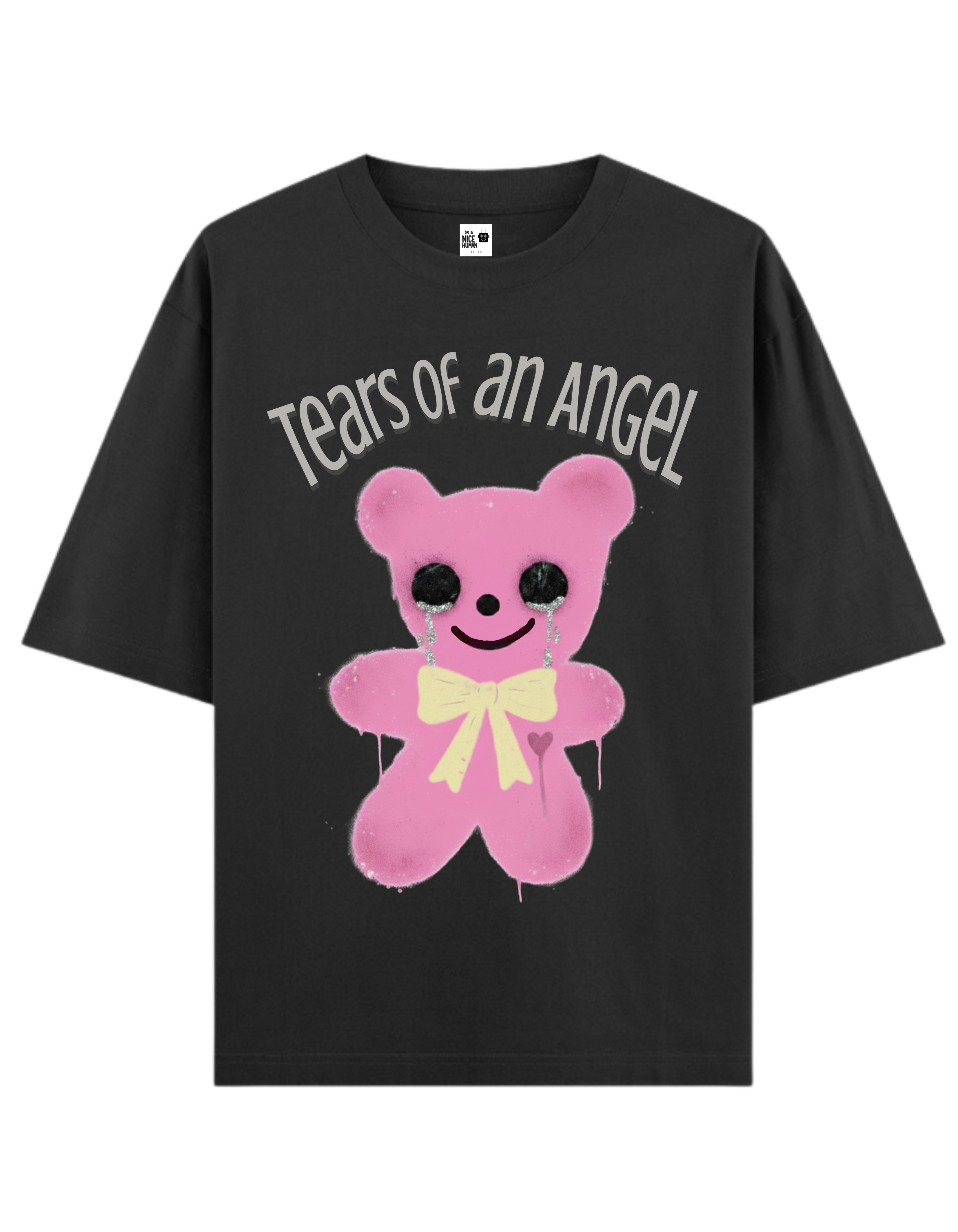 Adorable Crying Teddy Unisex Oversized Fit