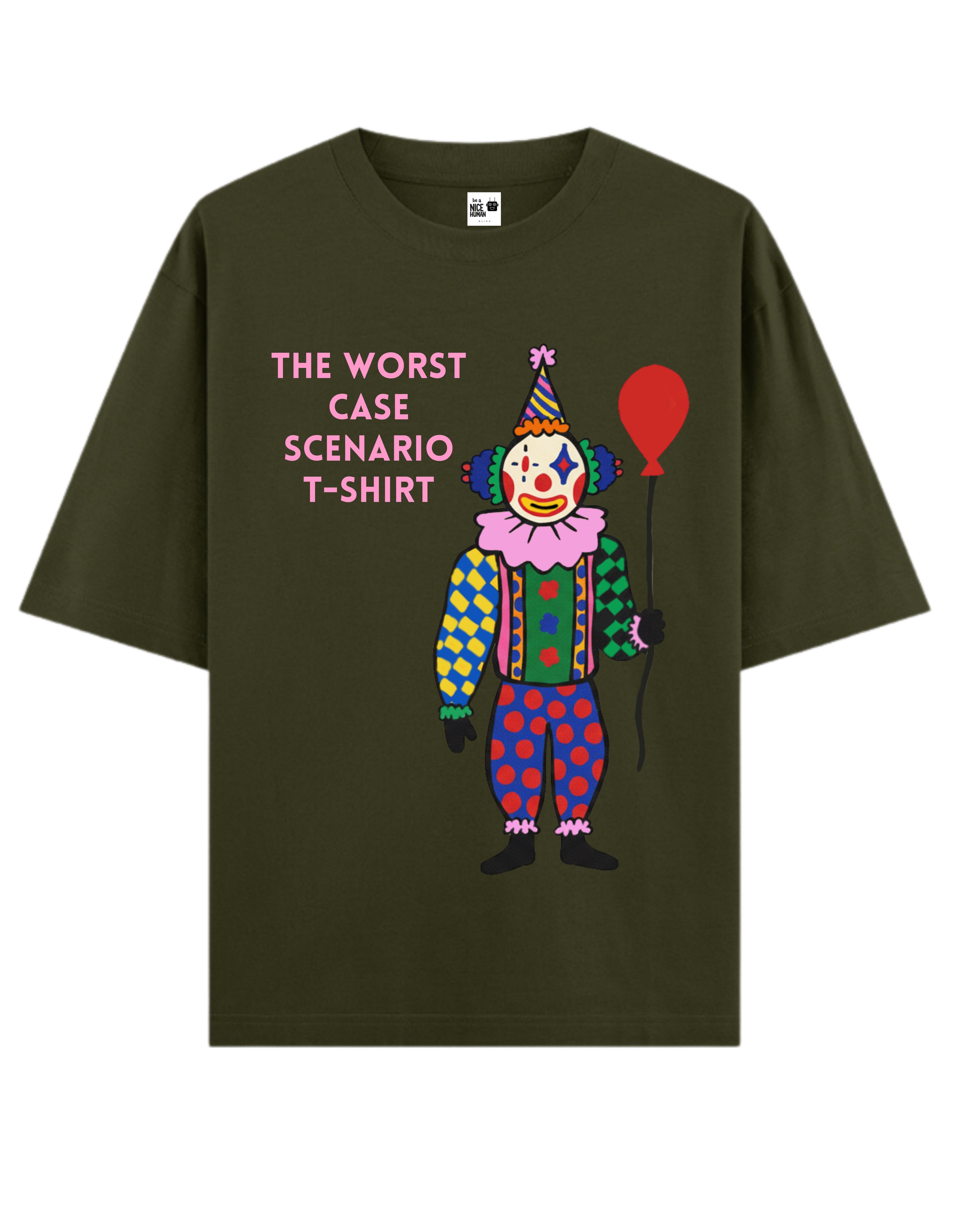 Carnival Clown Emotional Support Unisex T-Shirt