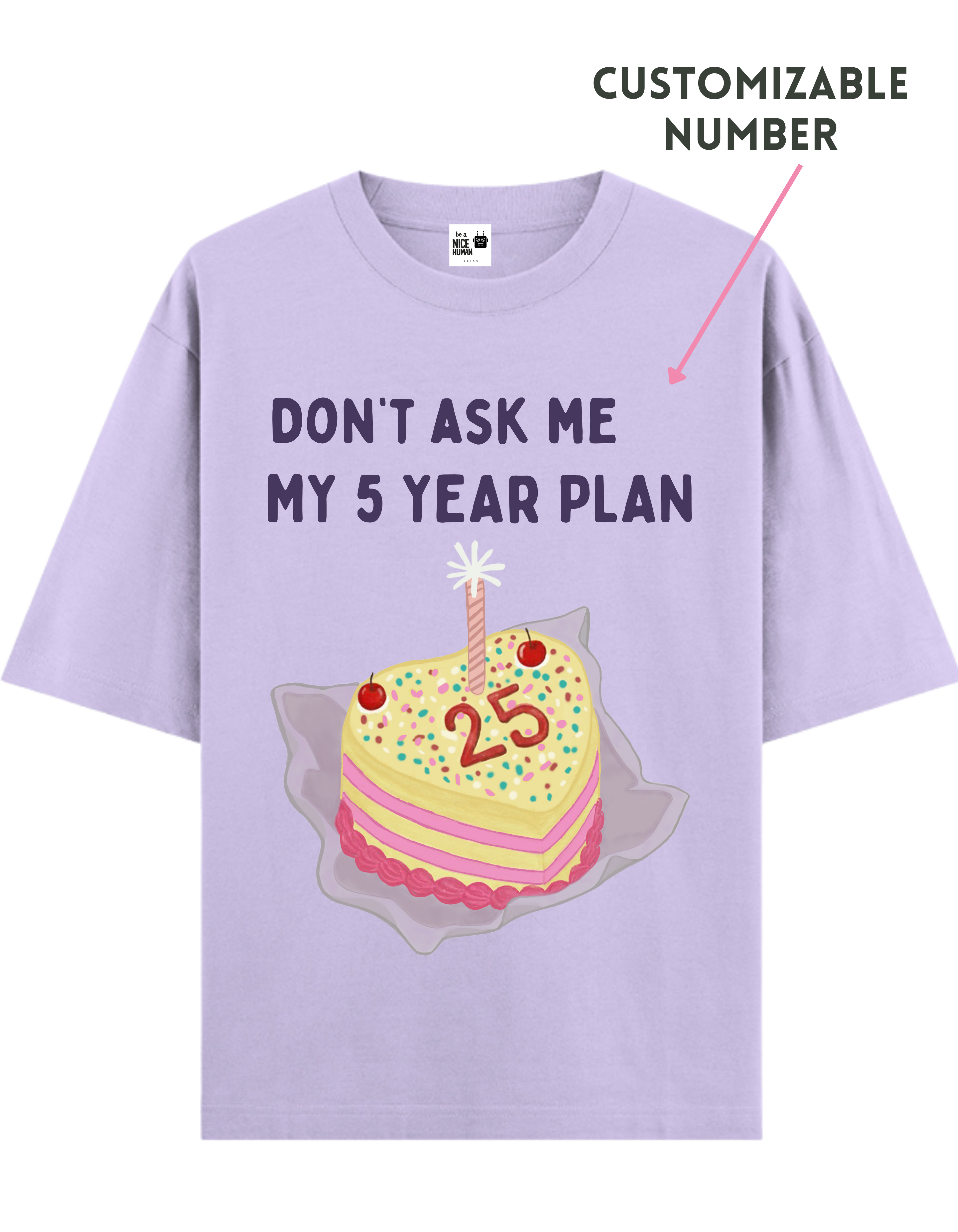 Personalized Heart Cake Classic Fit Unisex T-Shirt