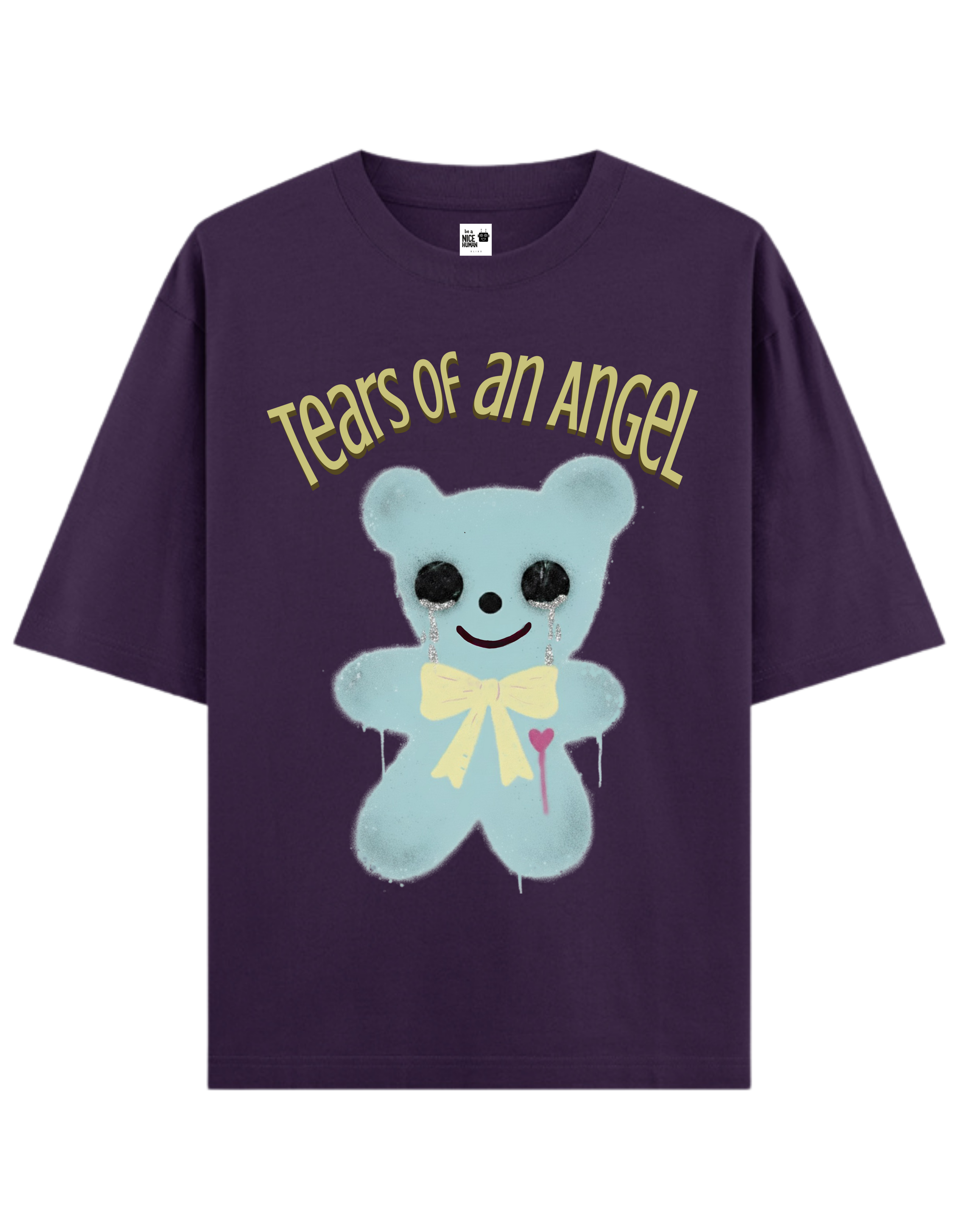 Adorable Crying Teddy Unisex Oversized Fit