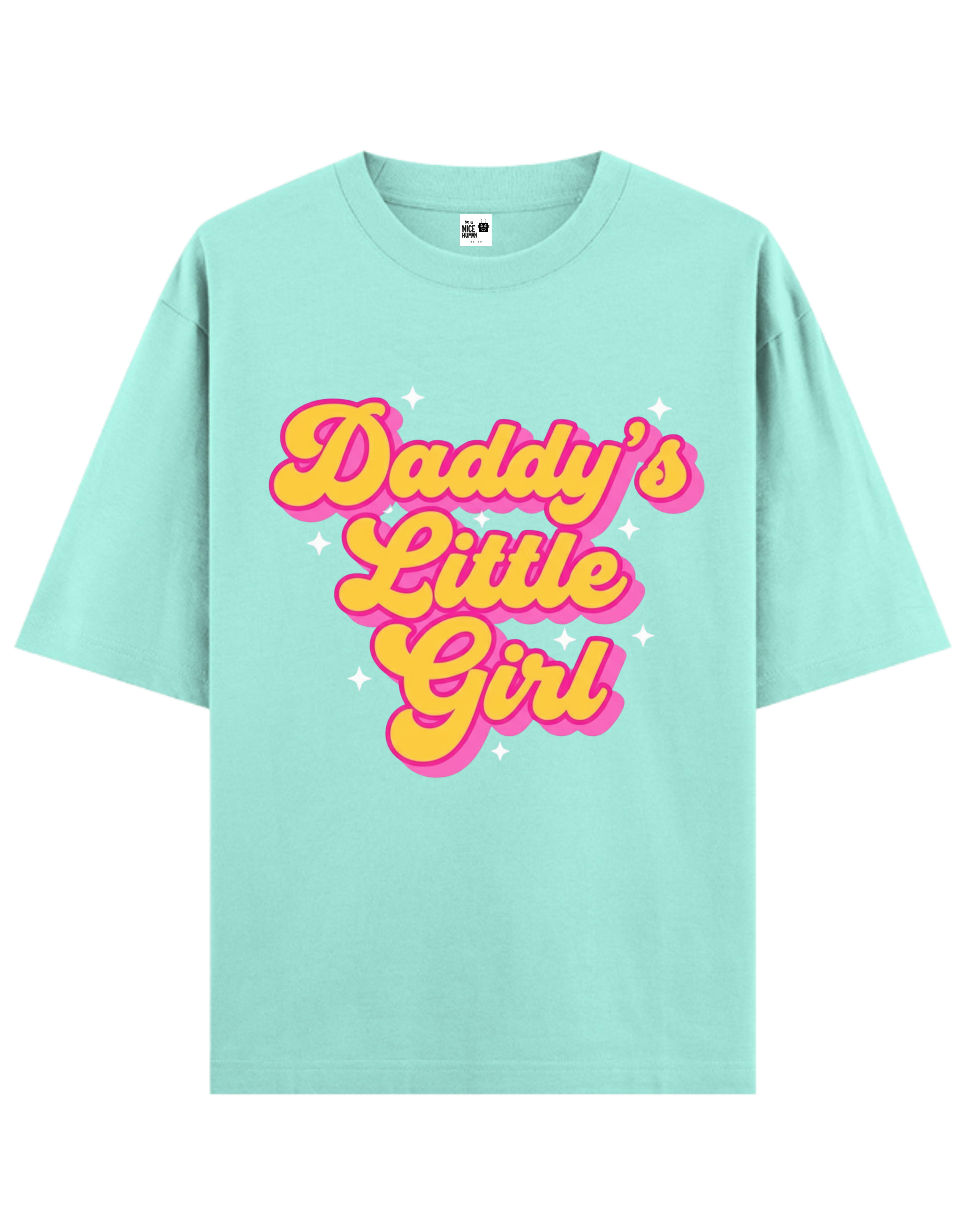 Daddy's little Girl Retro Unisex Oversized T-Shirt