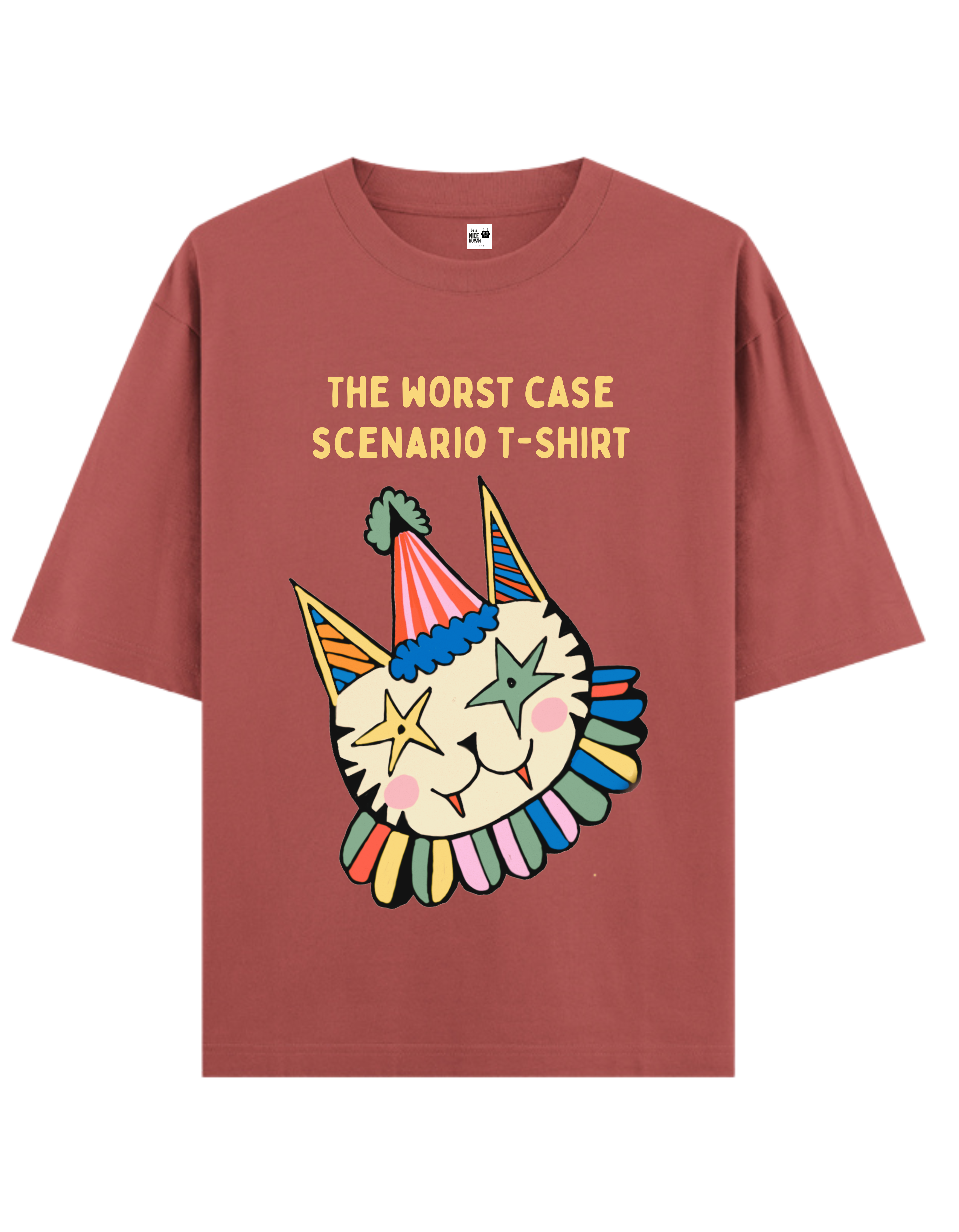 Clown Face Emotional Support Unisex T-Shirt