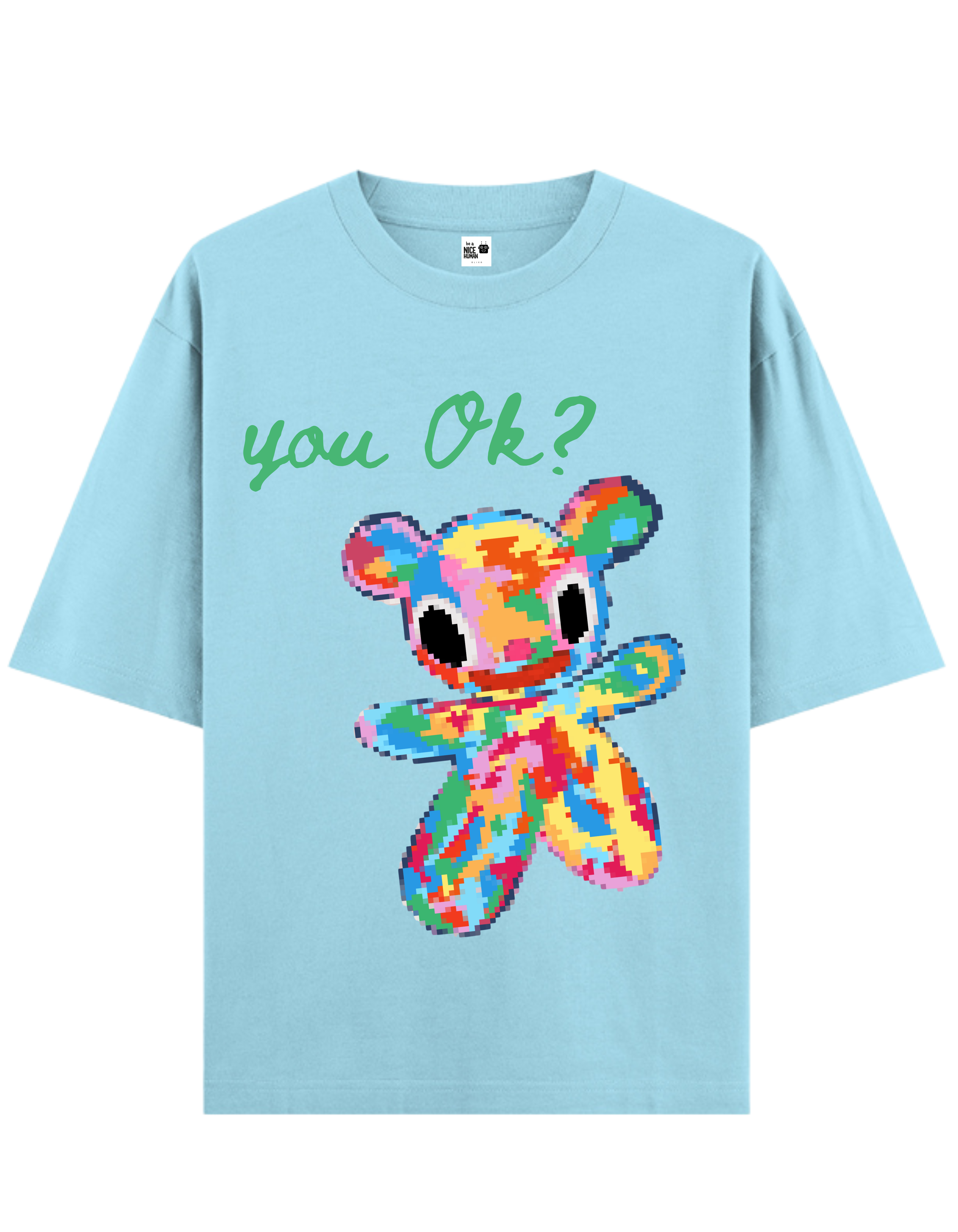 Emotional Support Rainbow Bear Unisex T-Shirt
