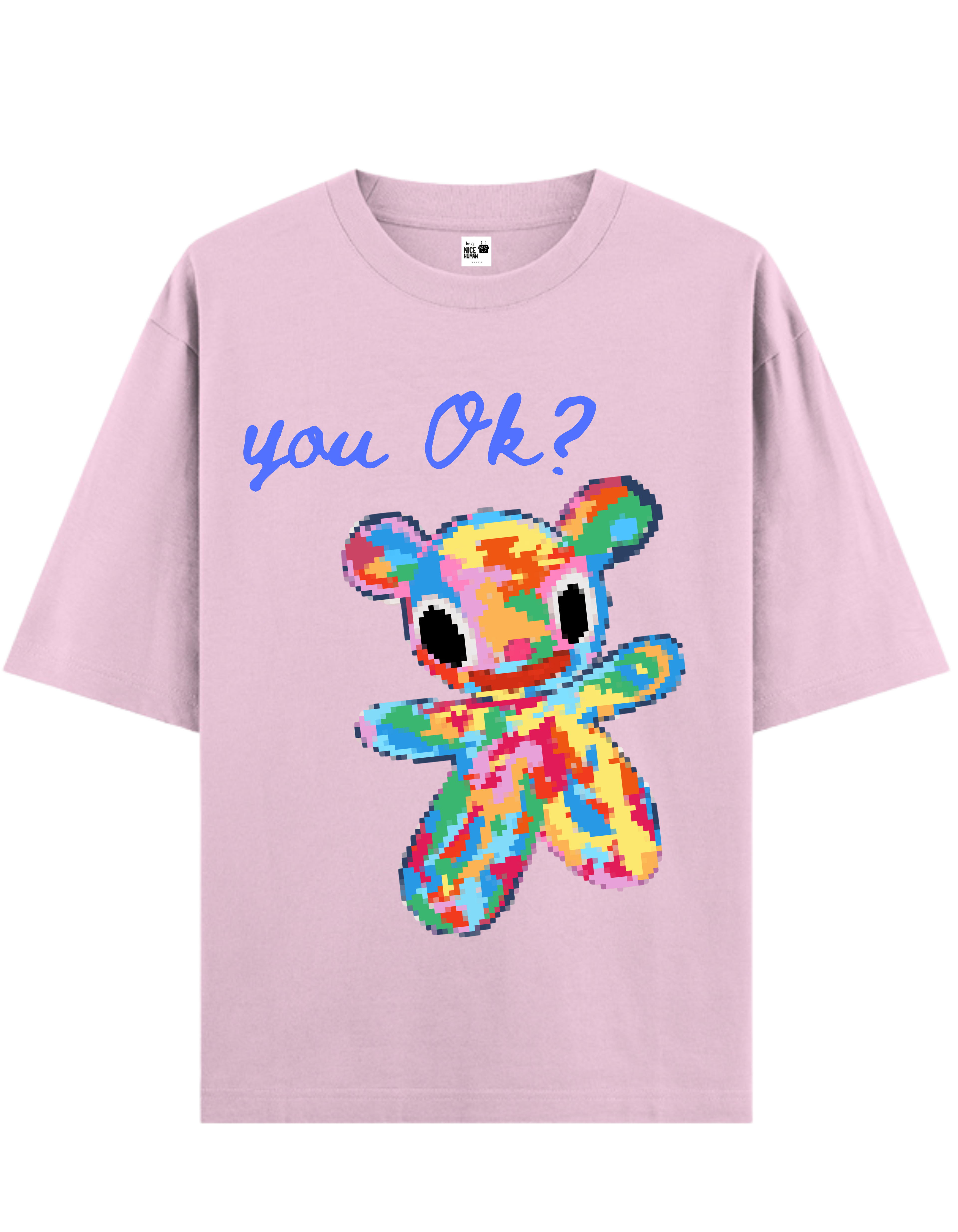 Emotional Support Rainbow Bear Unisex T-Shirt
