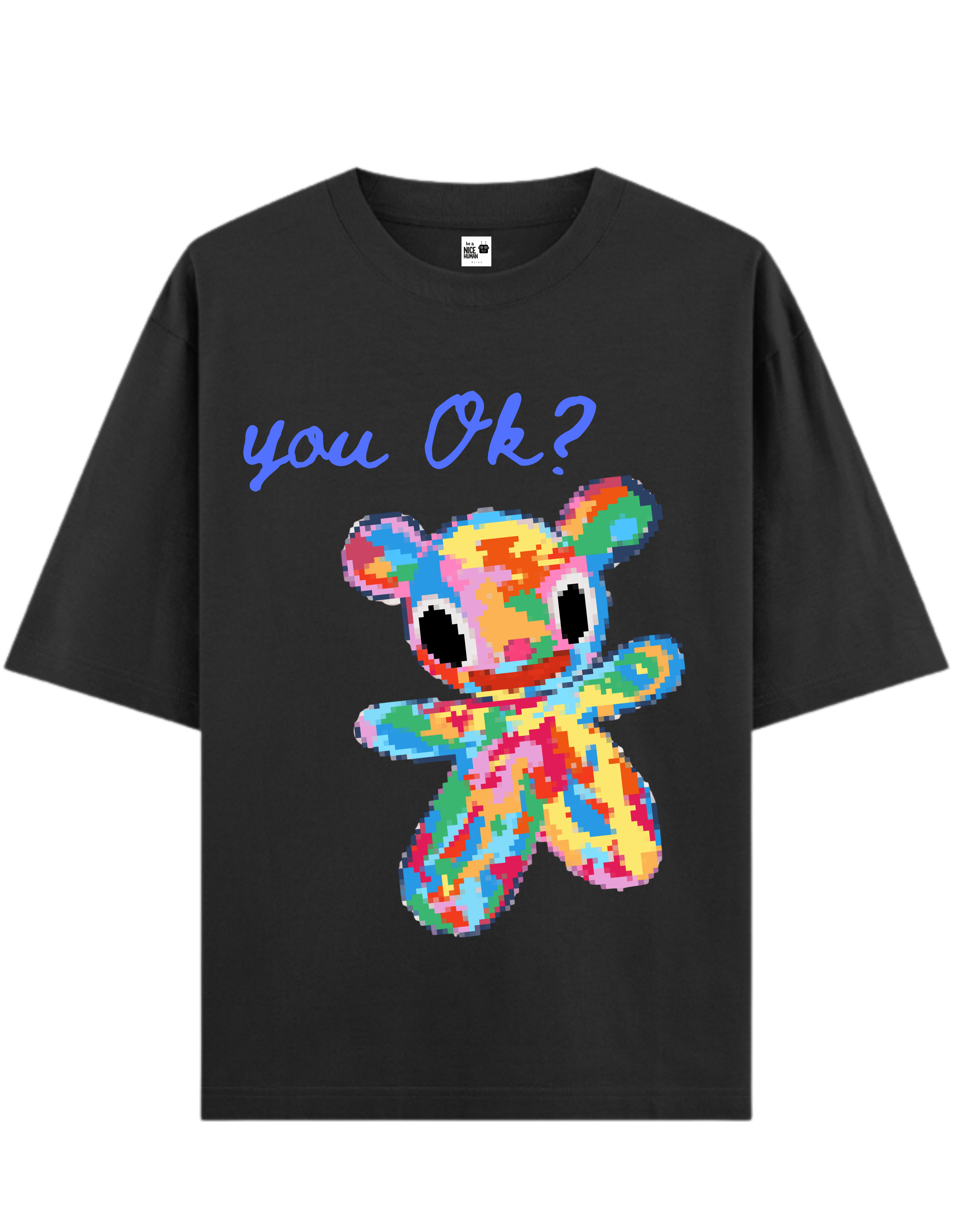 Emotional Support Rainbow Bear Unisex T-Shirt