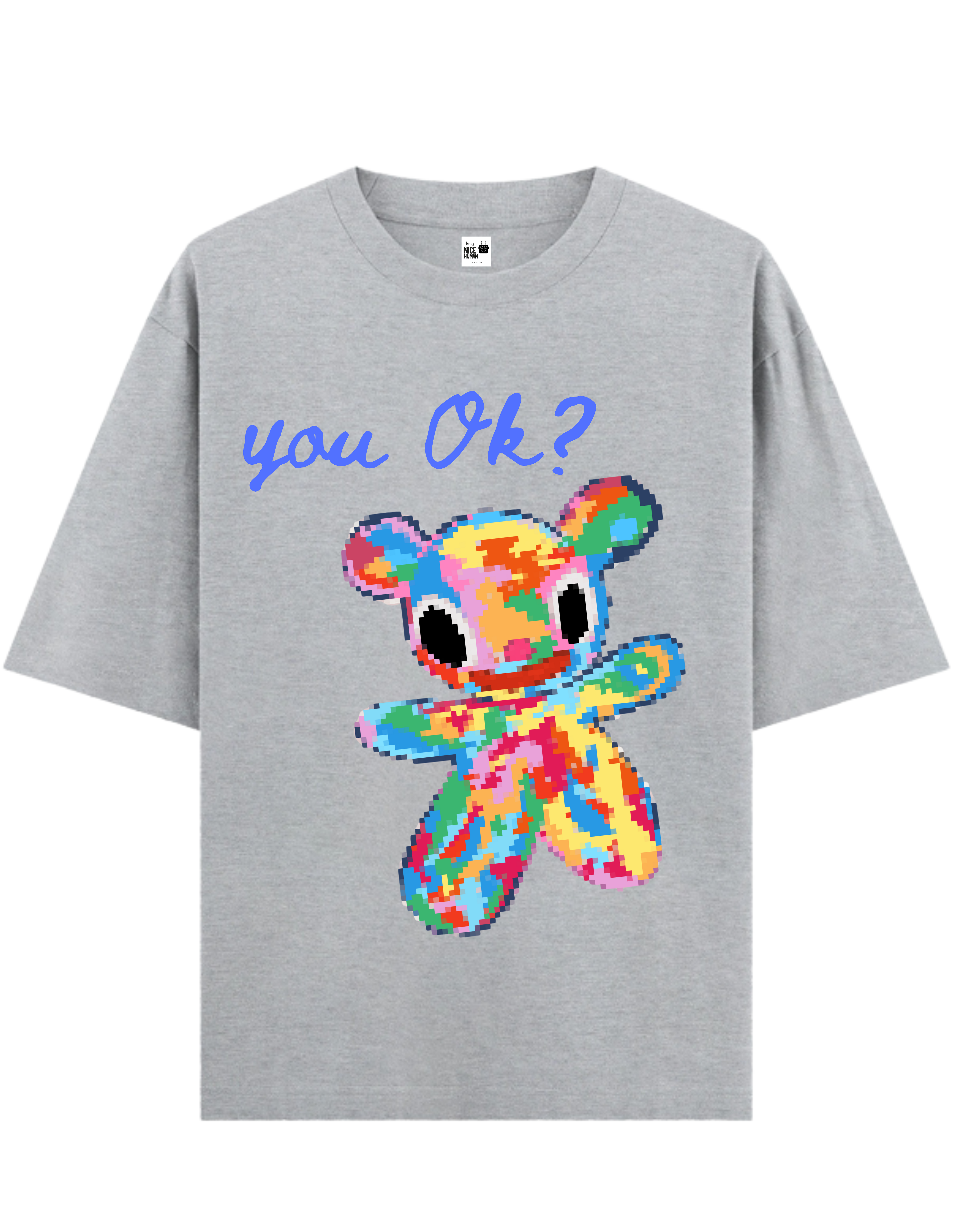 Emotional Support Rainbow Bear Unisex T-Shirt
