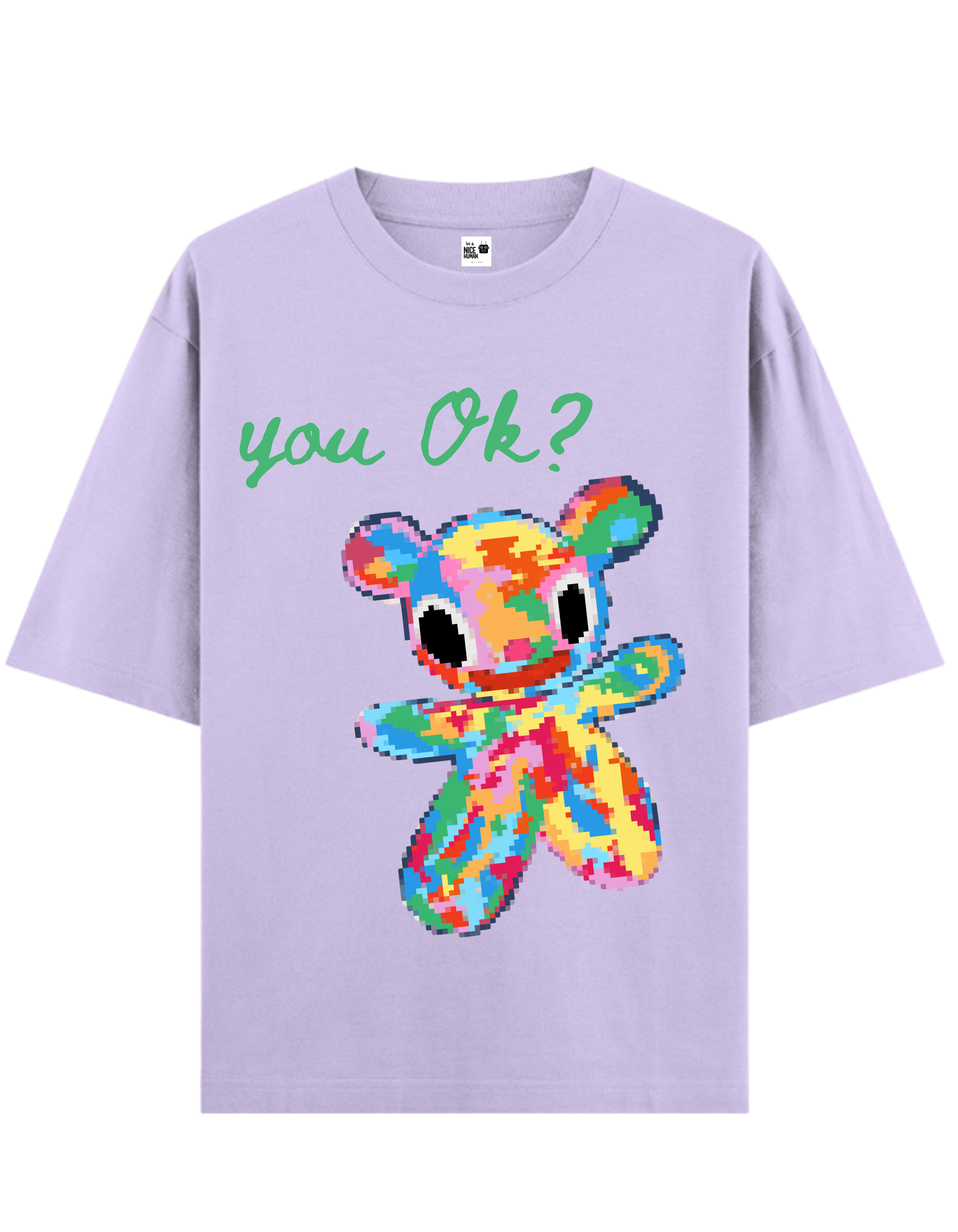 Emotional Support Rainbow Bear Unisex T-Shirt
