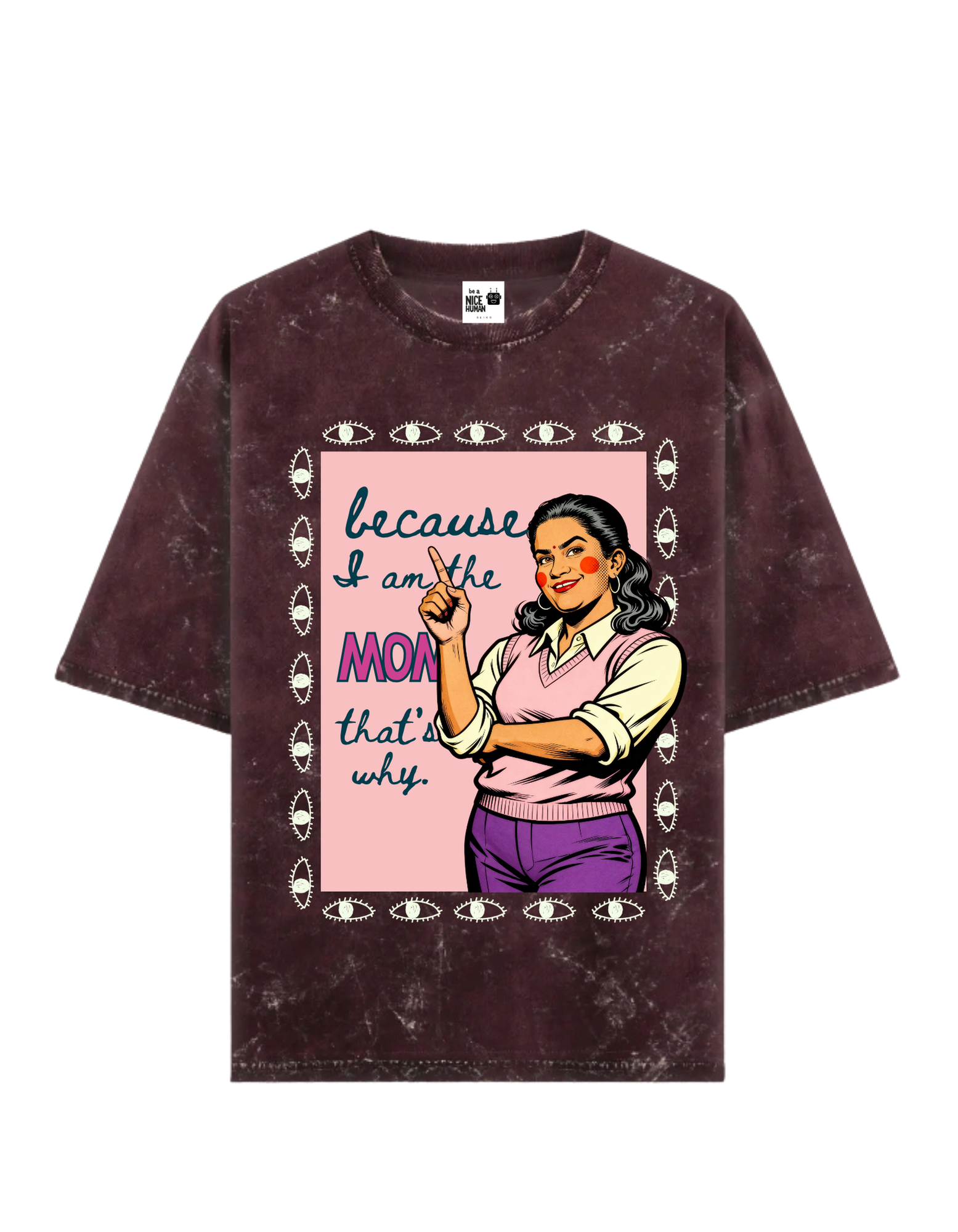 Personalized Pop Art Mom Swag T-Shirt