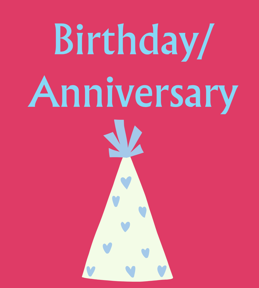 Birthday/ Anniversary T-Shirts