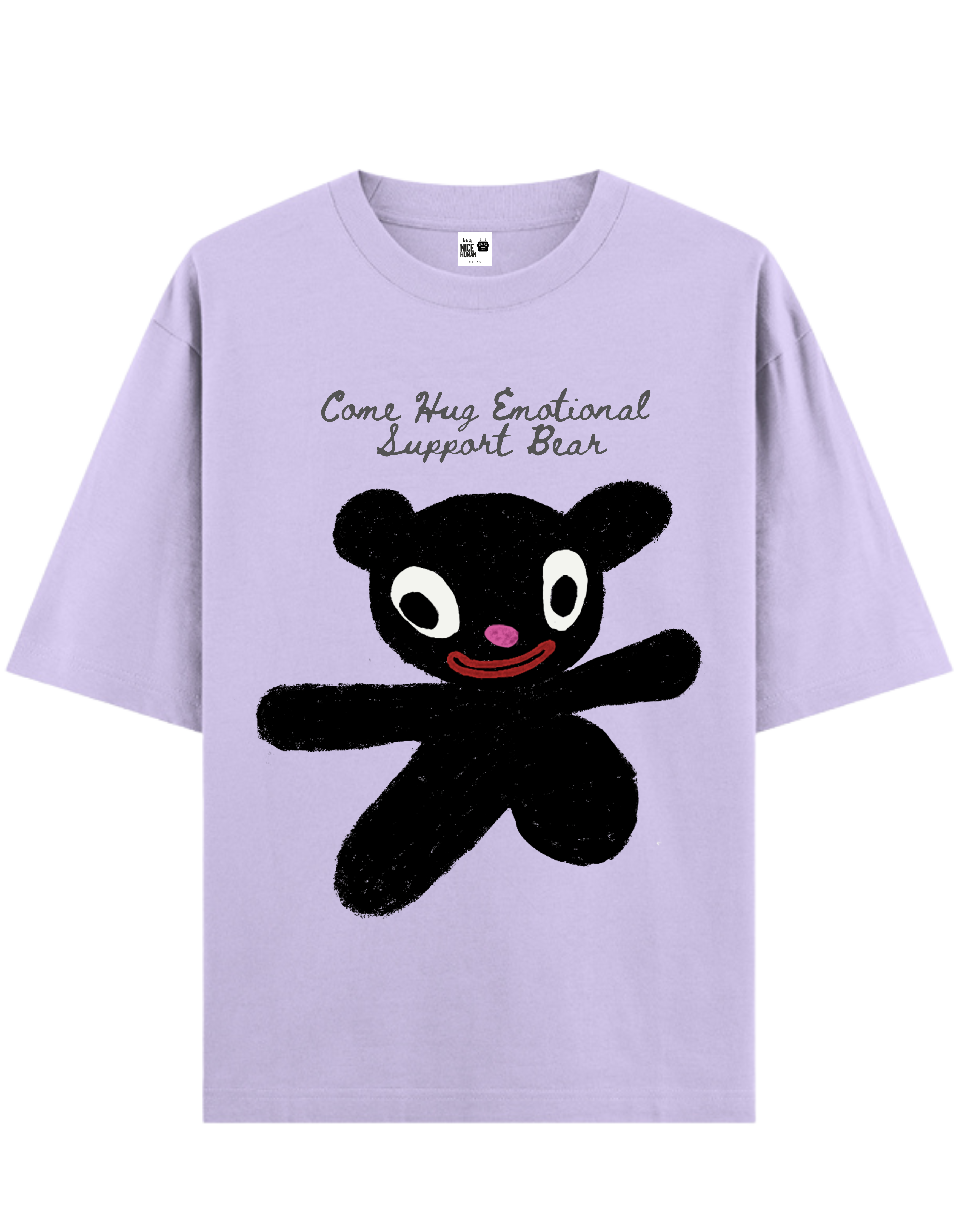 Emotional Support Black Bear Unisex T-Shirt
