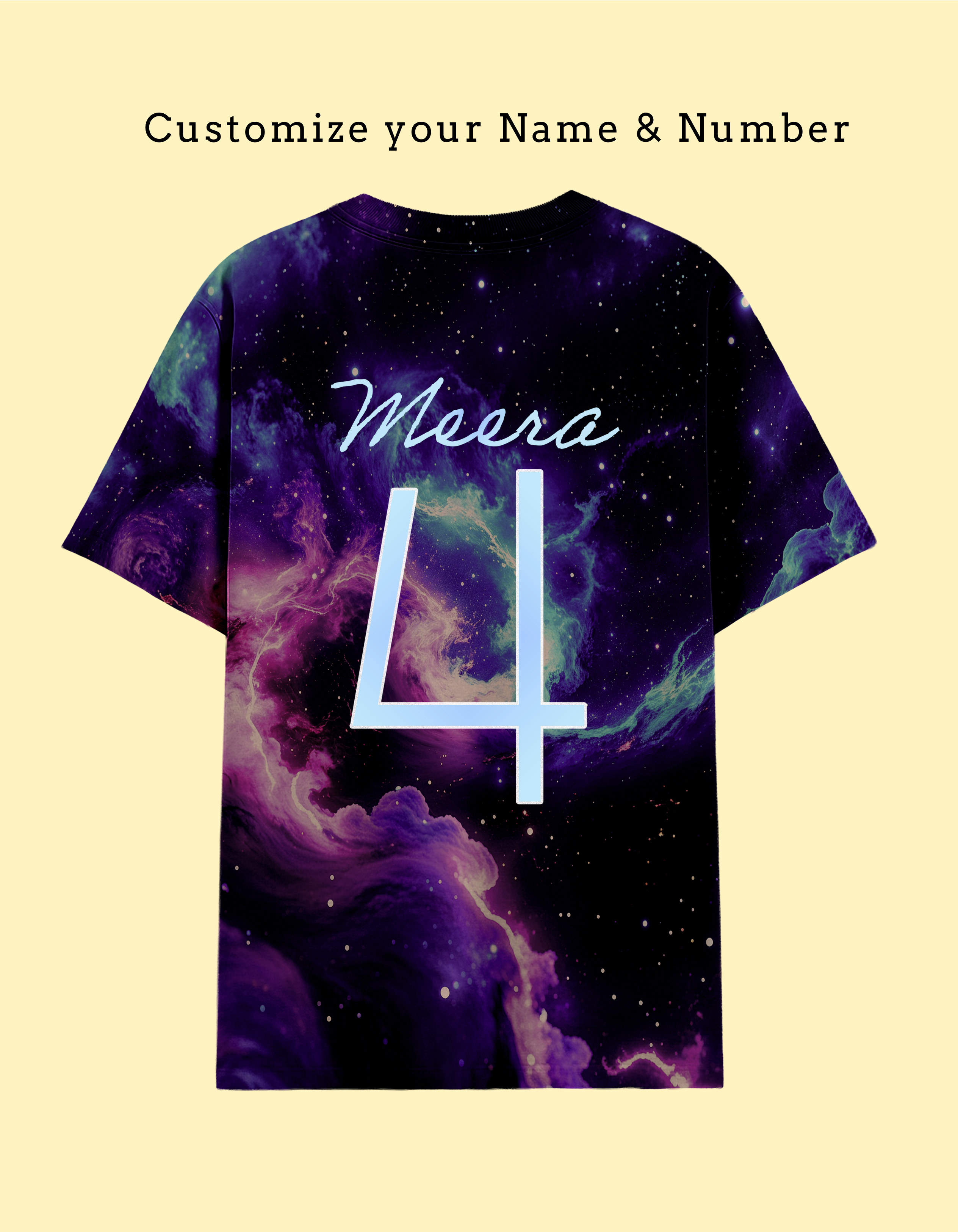 Customizable Name & Number Unisex Performance T-Shirt