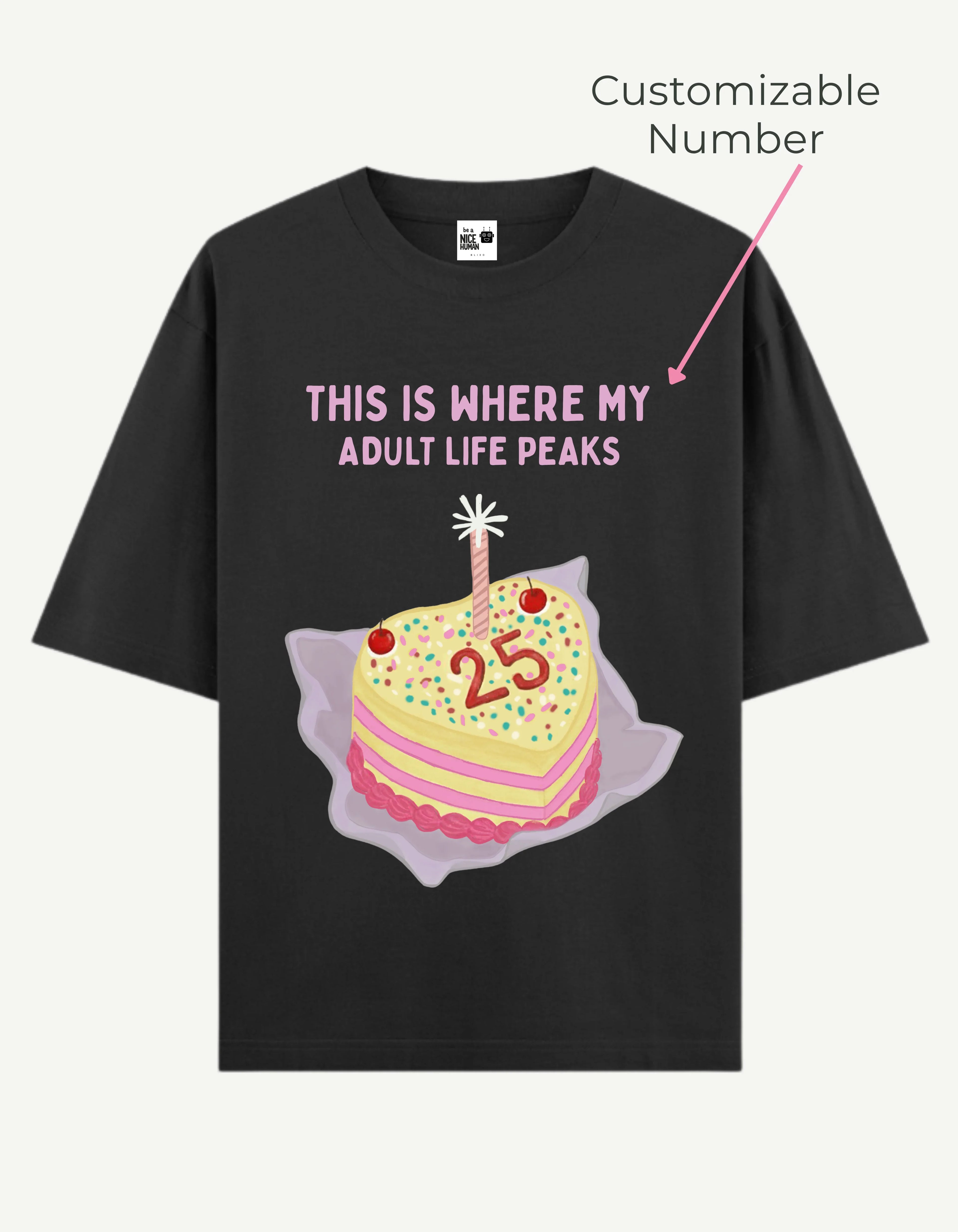 Personalized Heart Cake T-Shirt