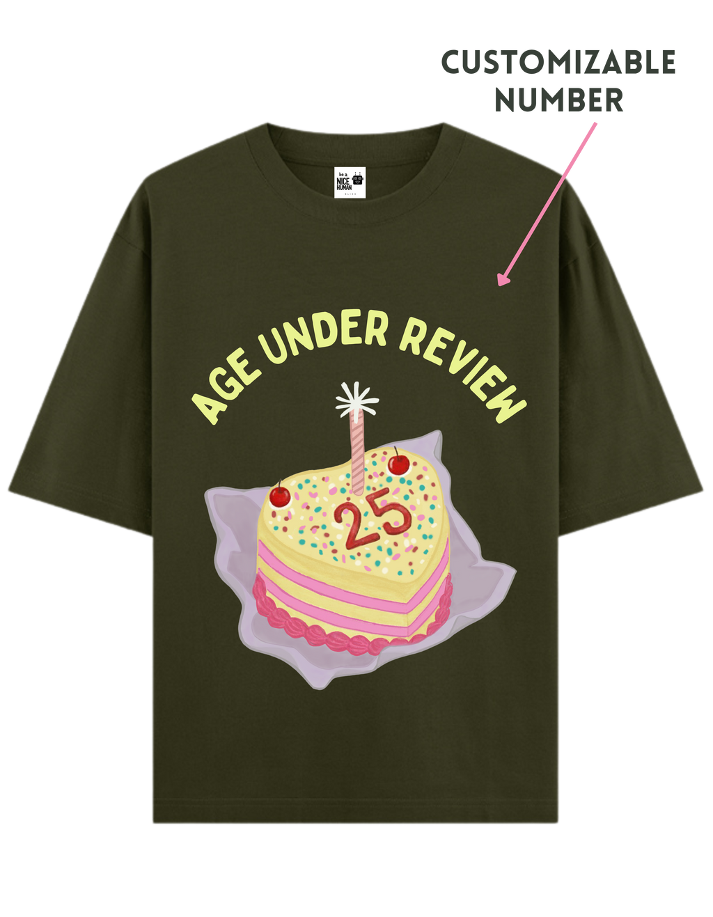 Personalized Heart Cake Classic Fit Unisex T-Shirt