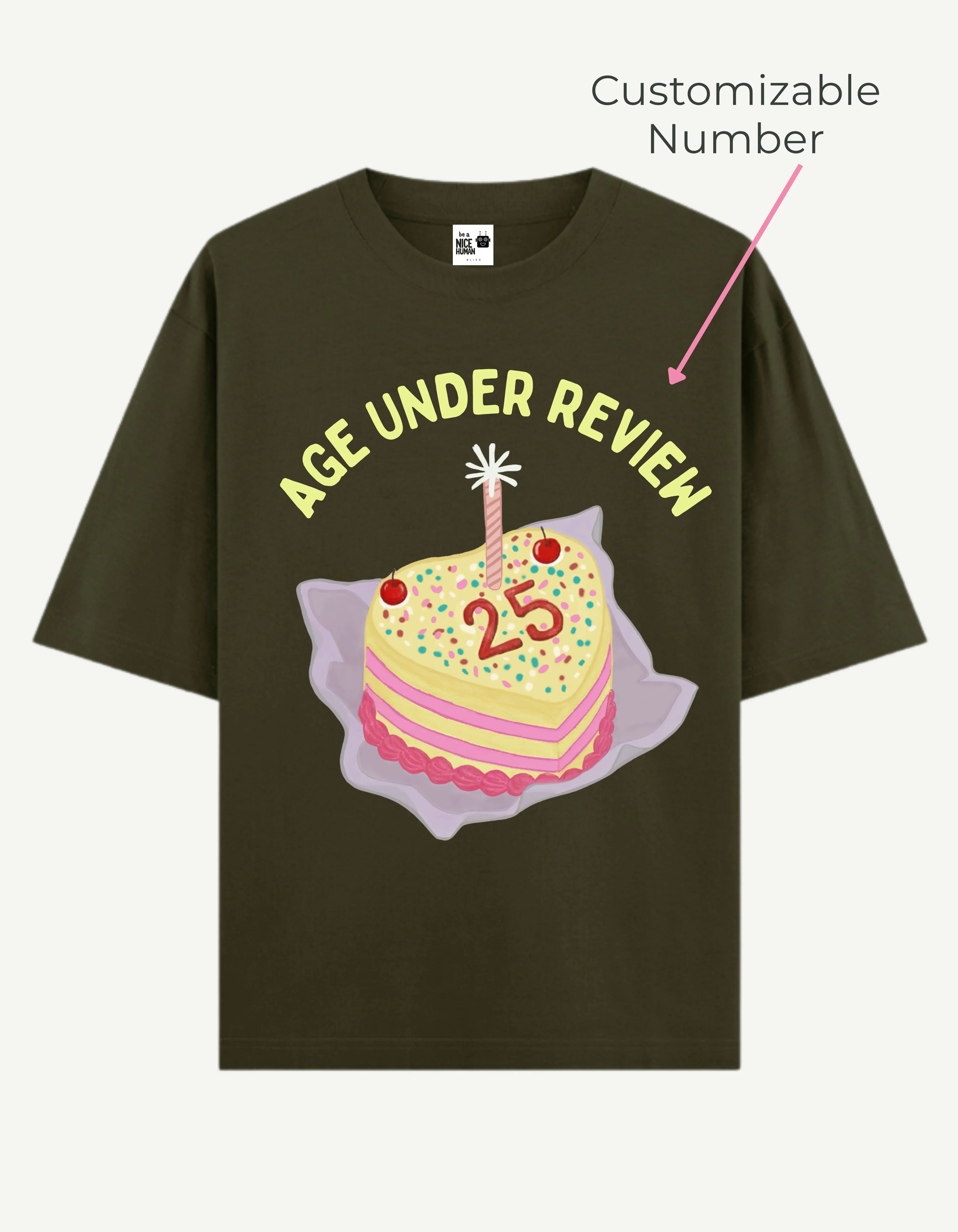 Personalized Heart Cake T-Shirt