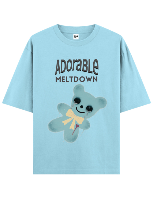 Adorable Crying Teddy Unisex Oversized Fit