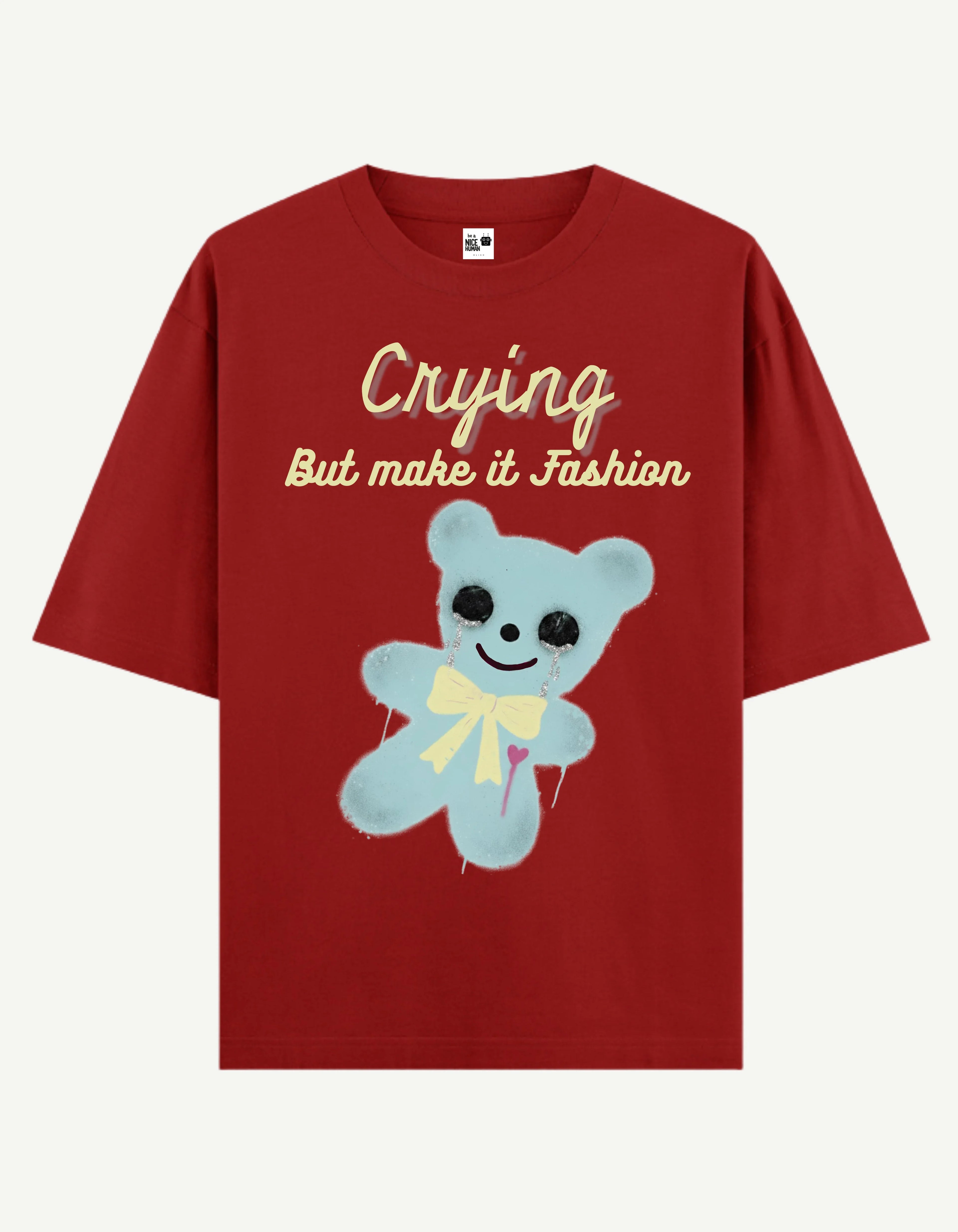 Adorable Crying Teddy T-Shirt