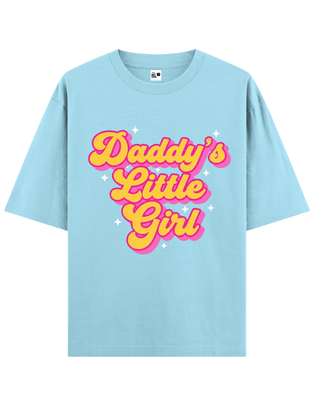 Daddy's little Girl Retro Unisex Oversized T-Shirt