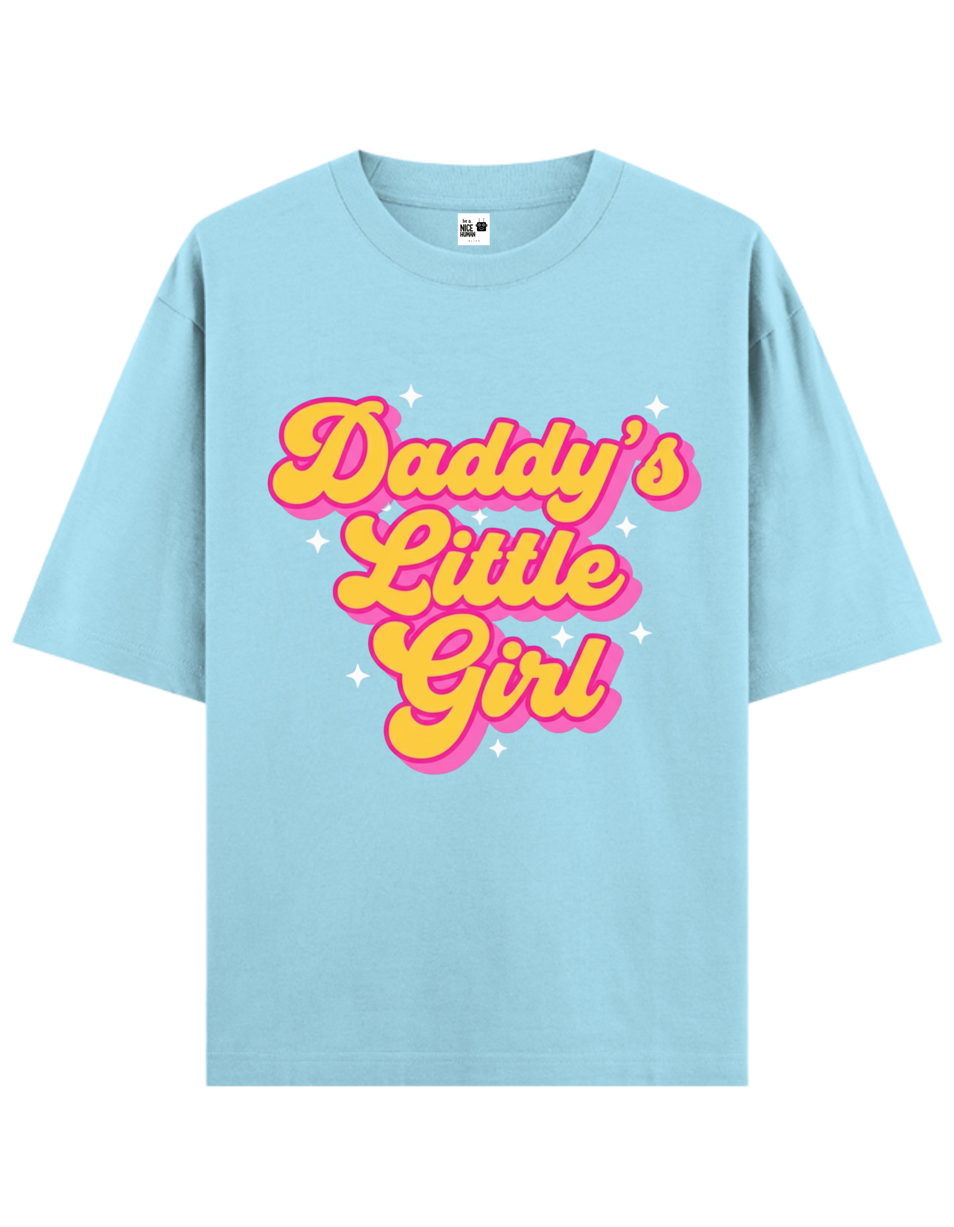 Daddy's little Girl Retro Unisex Oversized T-Shirt