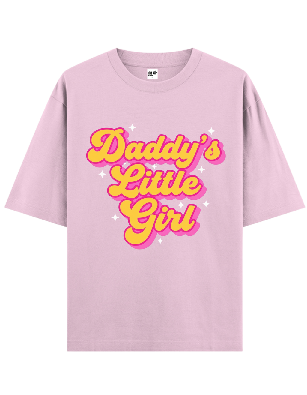 Daddy's little Girl Retro Unisex Oversized T-Shirt