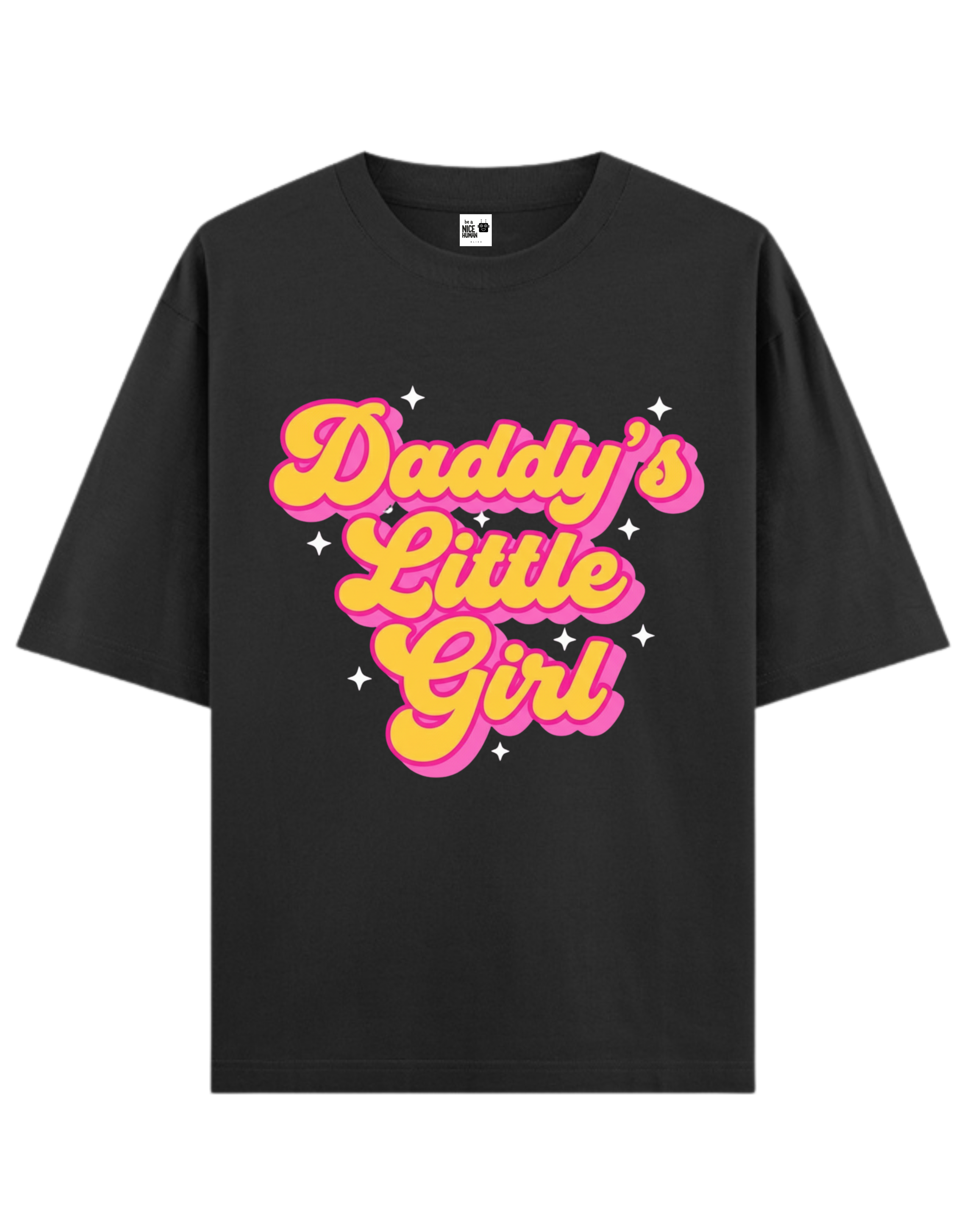 Daddy's little Girl Retro Unisex Oversized T-Shirt