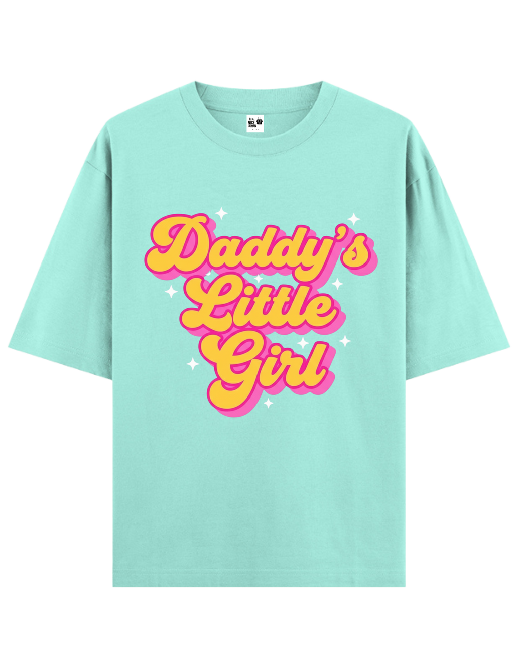 Daddy's little Girl Retro Unisex Oversized T-Shirt