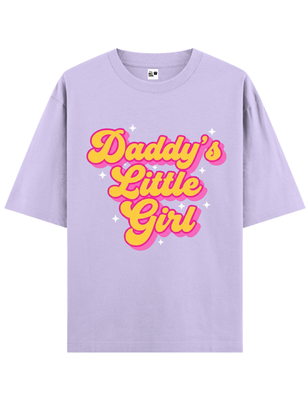 Daddy's little Girl Retro Unisex Oversized T-Shirt
