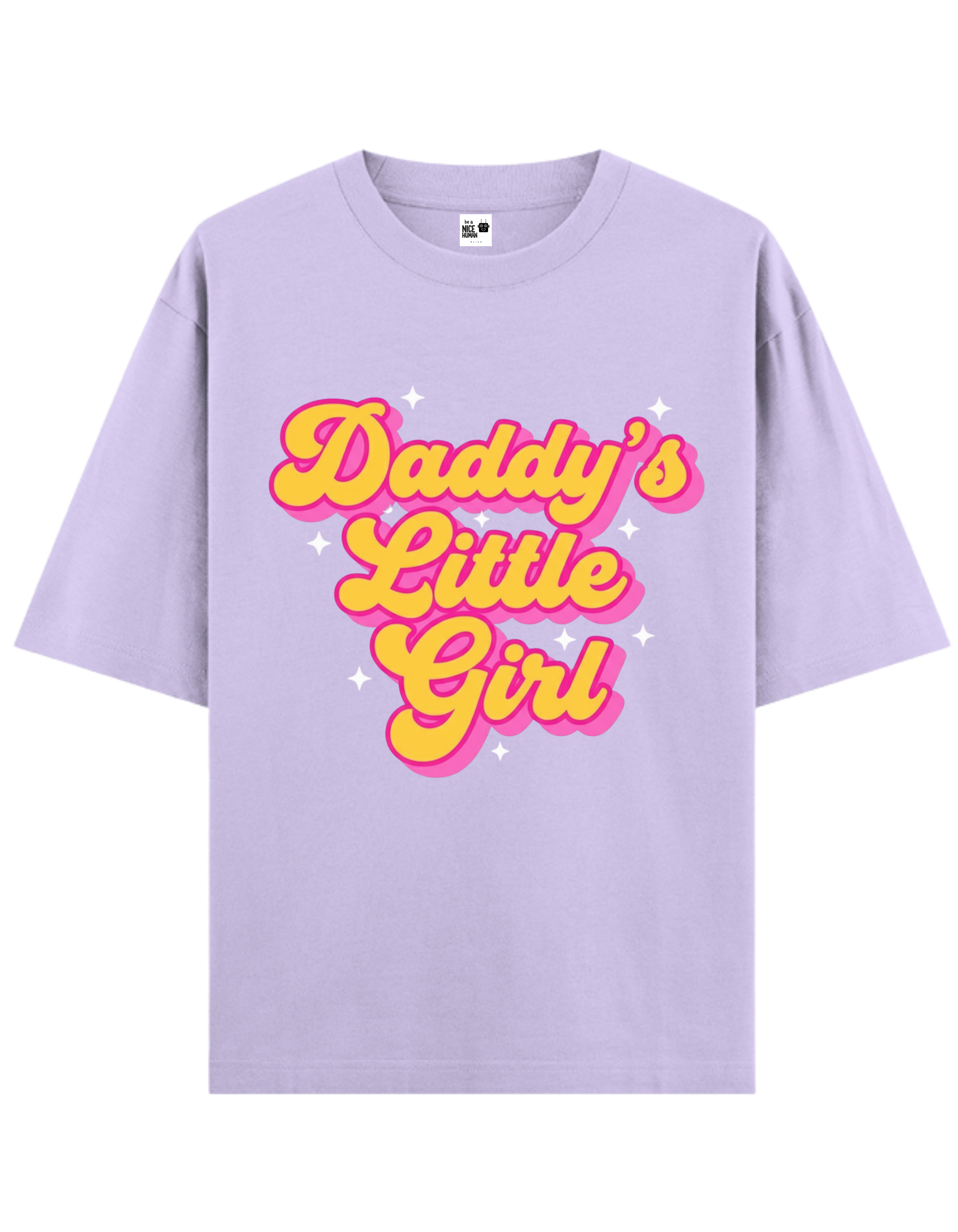 Daddy's little Girl Retro Unisex Oversized T-Shirt