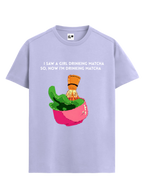 Matcha Addict Pixel Graphic Unisex T-Shirt