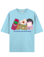 Nostalgia Y2K Anti - Matcha Unisex Oversized T-Shirt