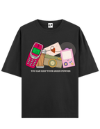 Nostalgia Y2K Anti - Matcha Unisex Oversized T-Shirt