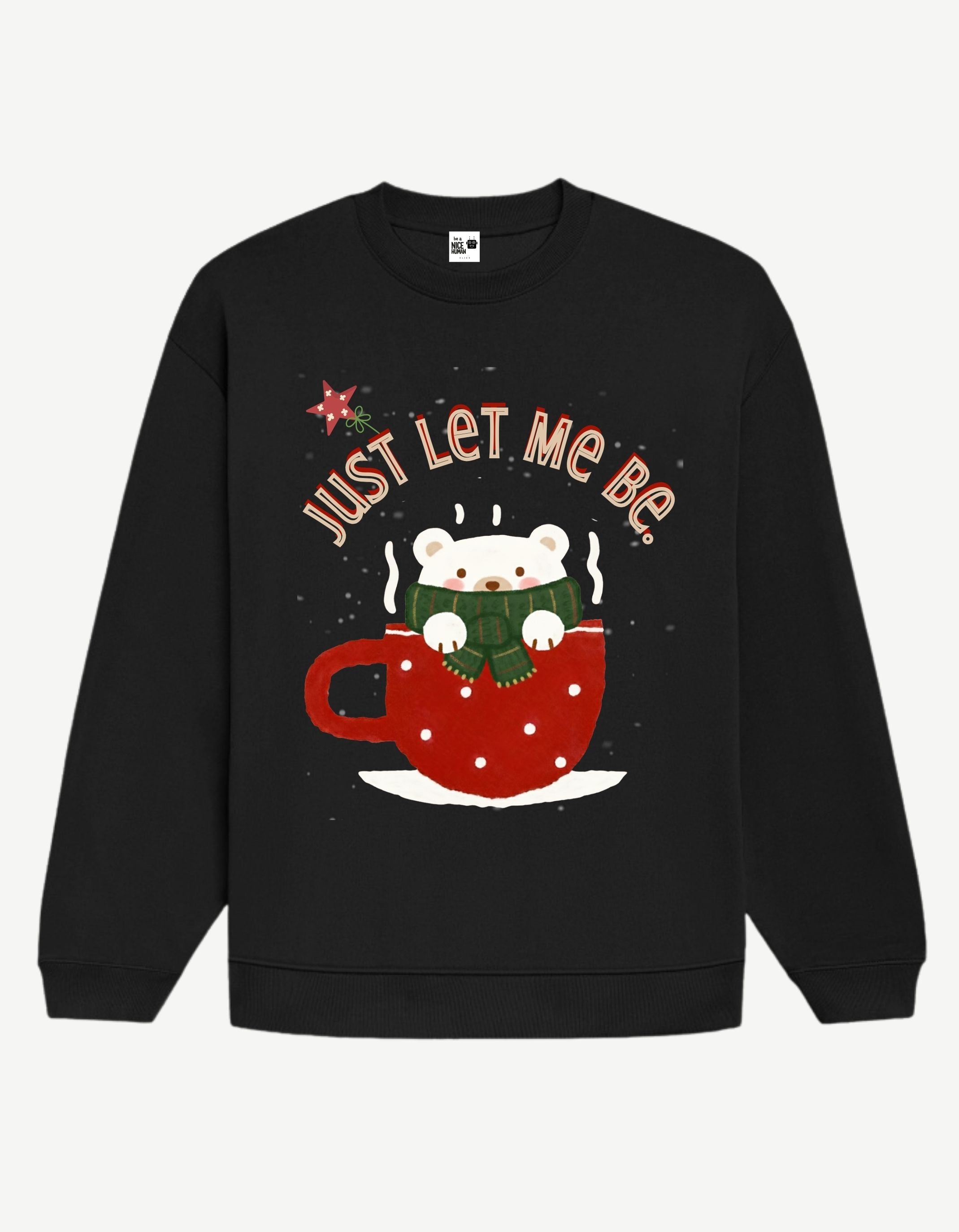 Cozy Bear Holiday Sweatshirt (Select Print placement - Front or Back)