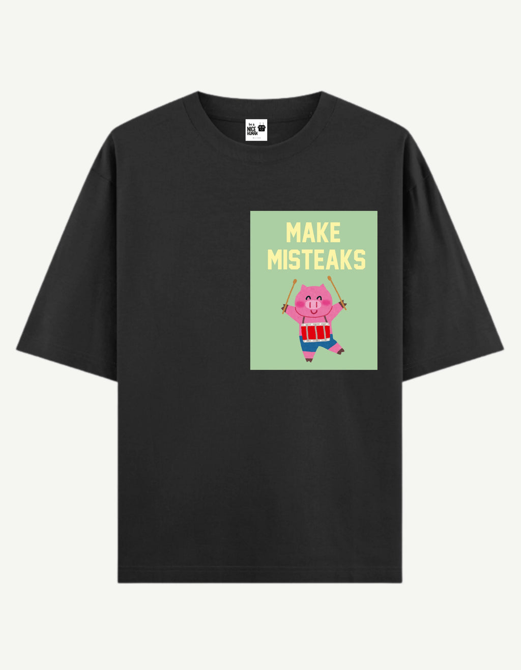 Make Misteaks Oversized Fit T-Shirt