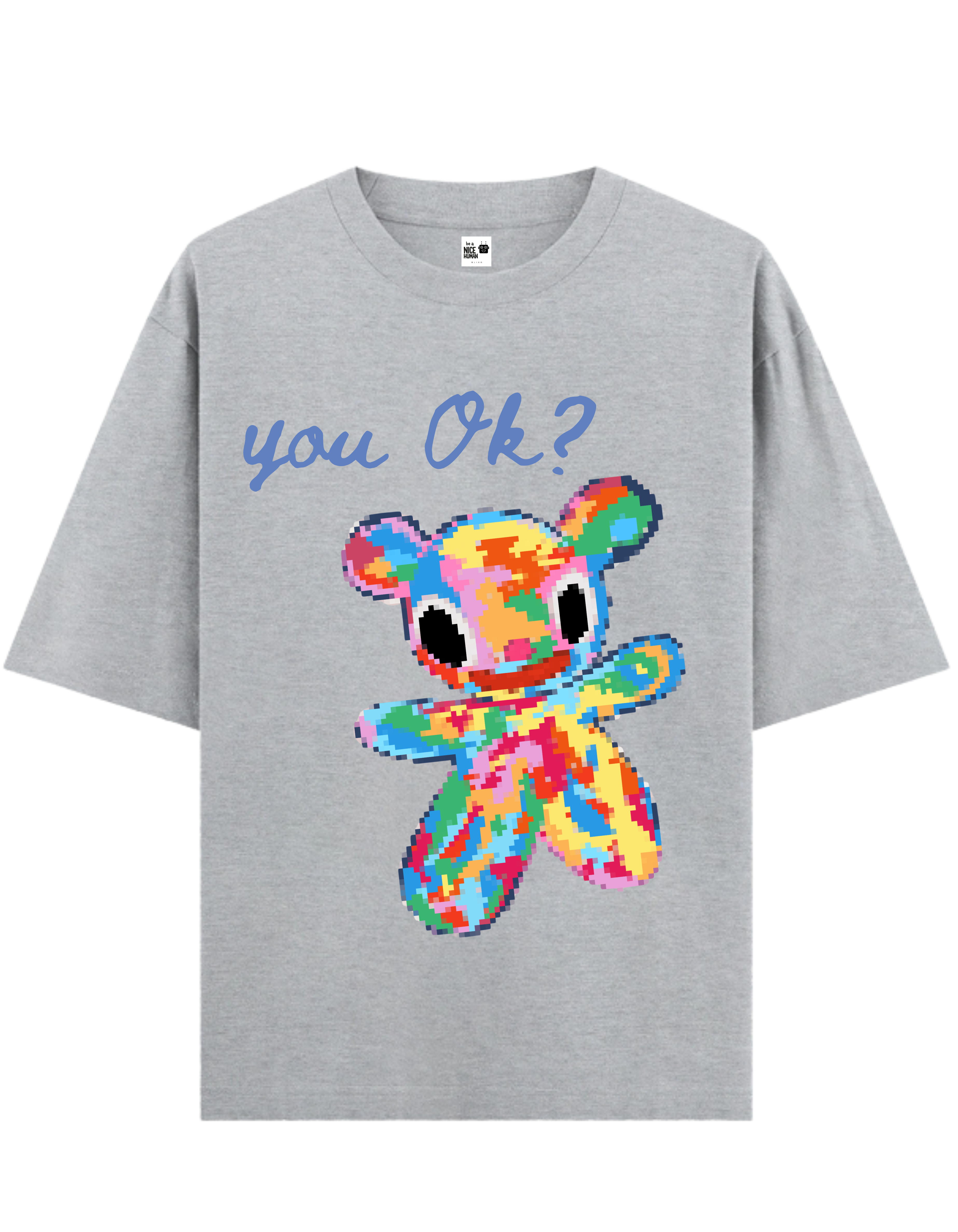 Emotional Support Rainbow Bear Unisex T-Shirt