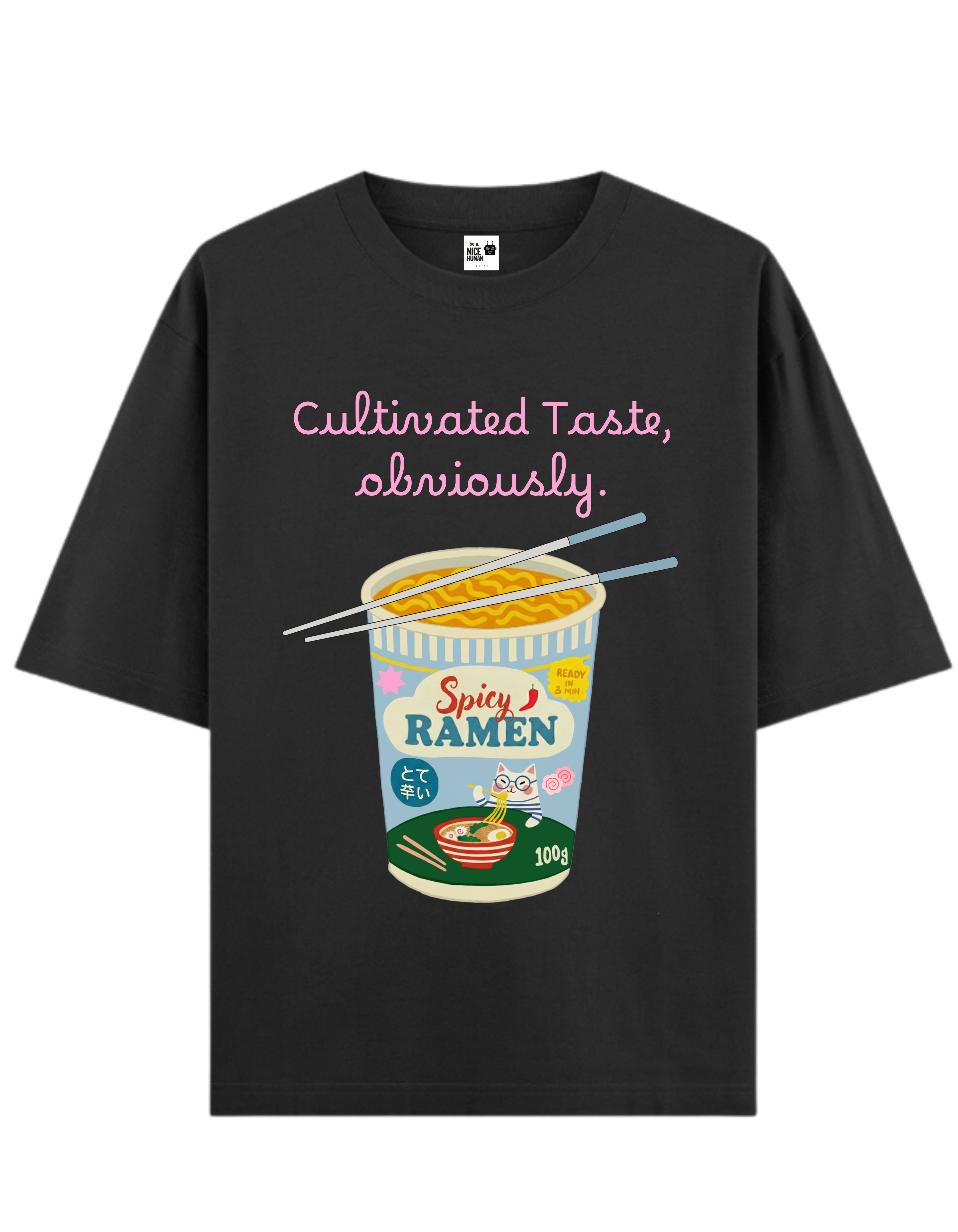 Ramen Noodles Love Slogan T-Shirt