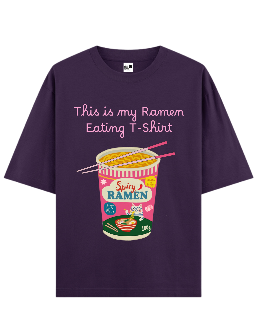 Ramen Noodles Love Slogan T-Shirt