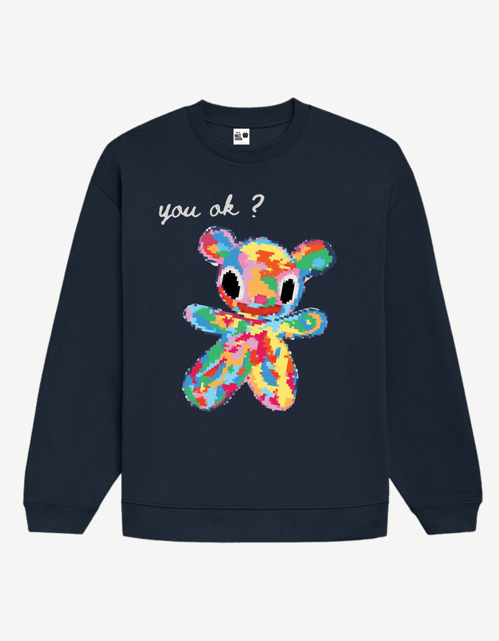 Pixel Bear "you ok?" Sweatshirt