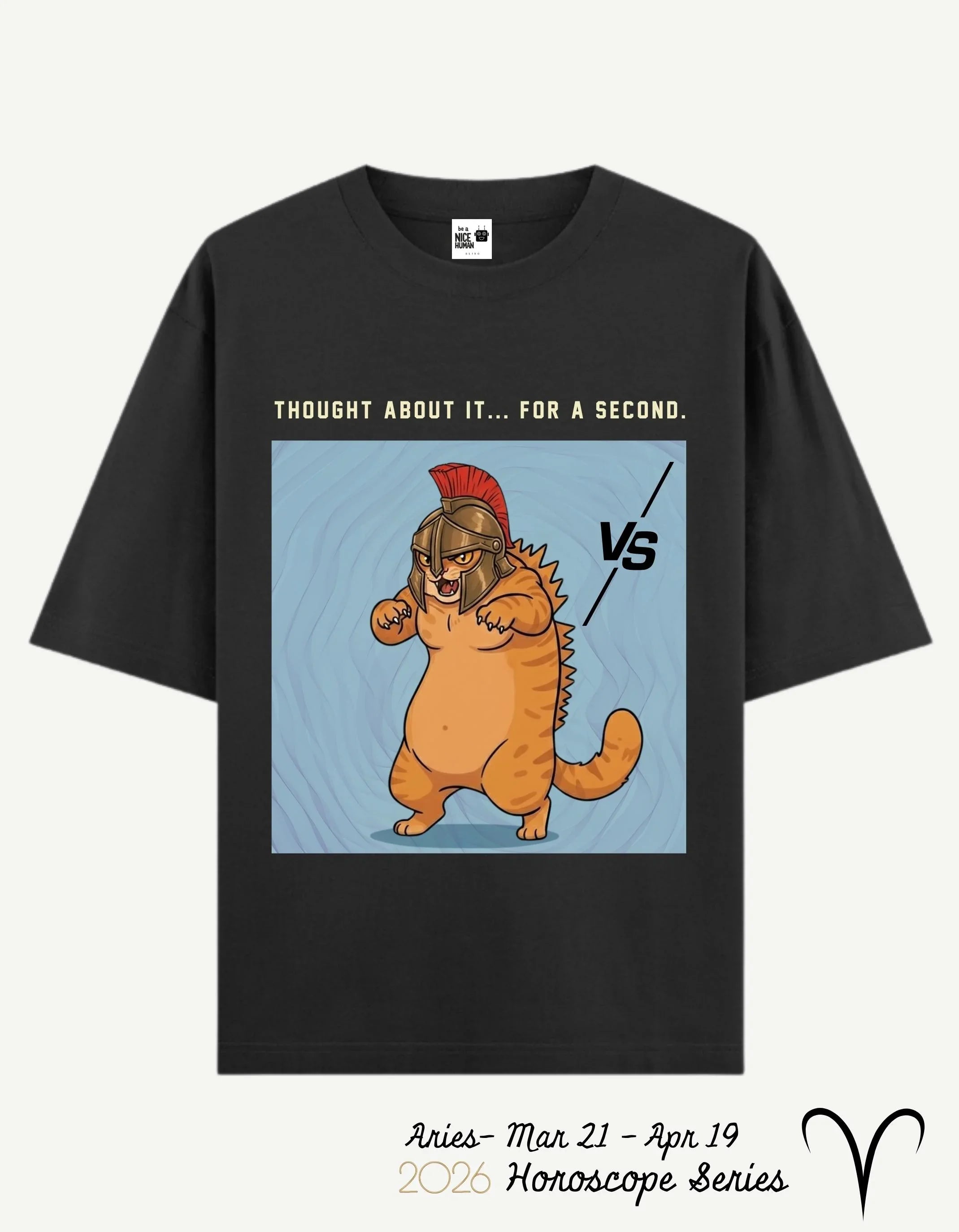 Aries Zodiac Oversized Fit T-Shirt