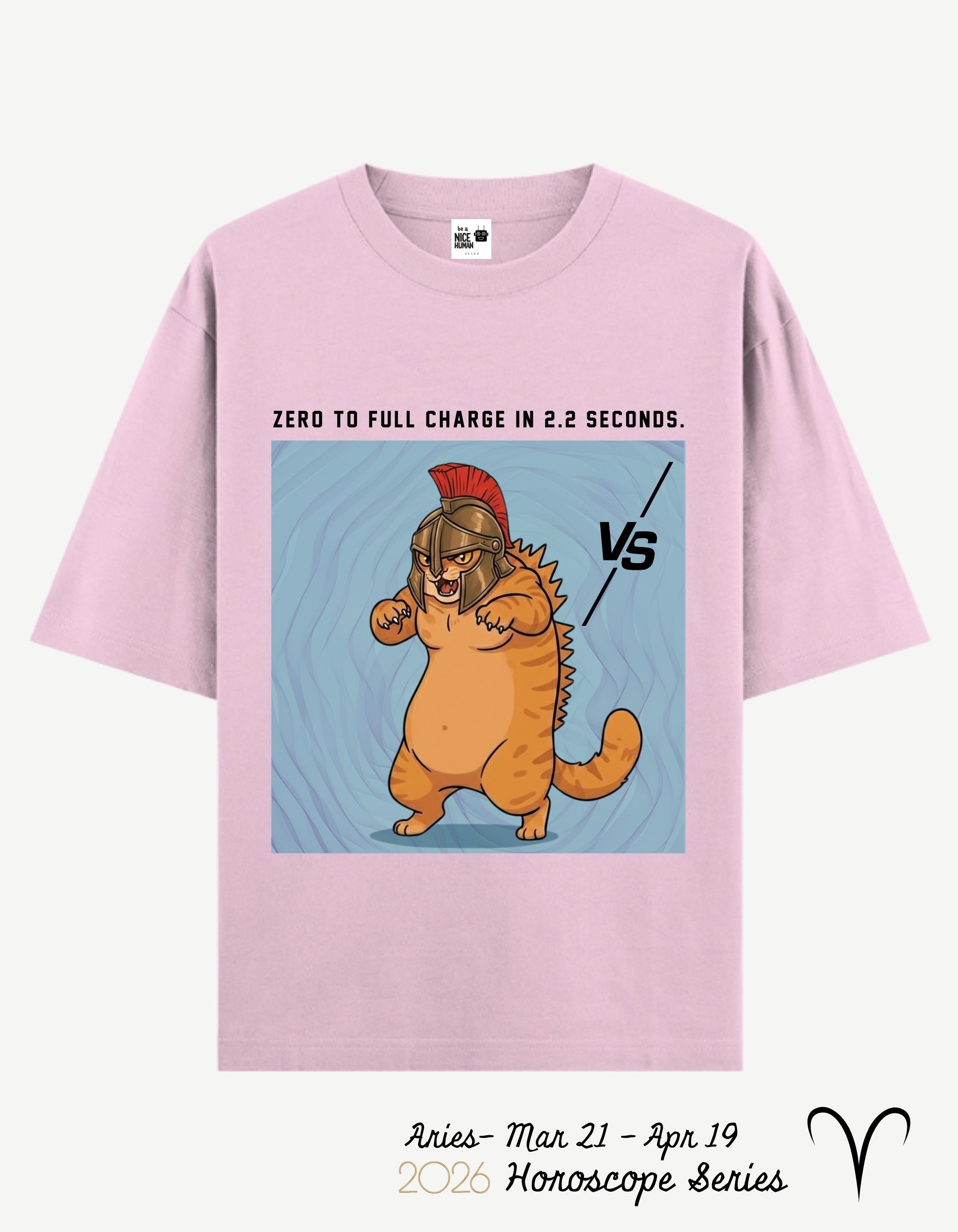 Aries Zodiac Oversized Fit T-Shirt