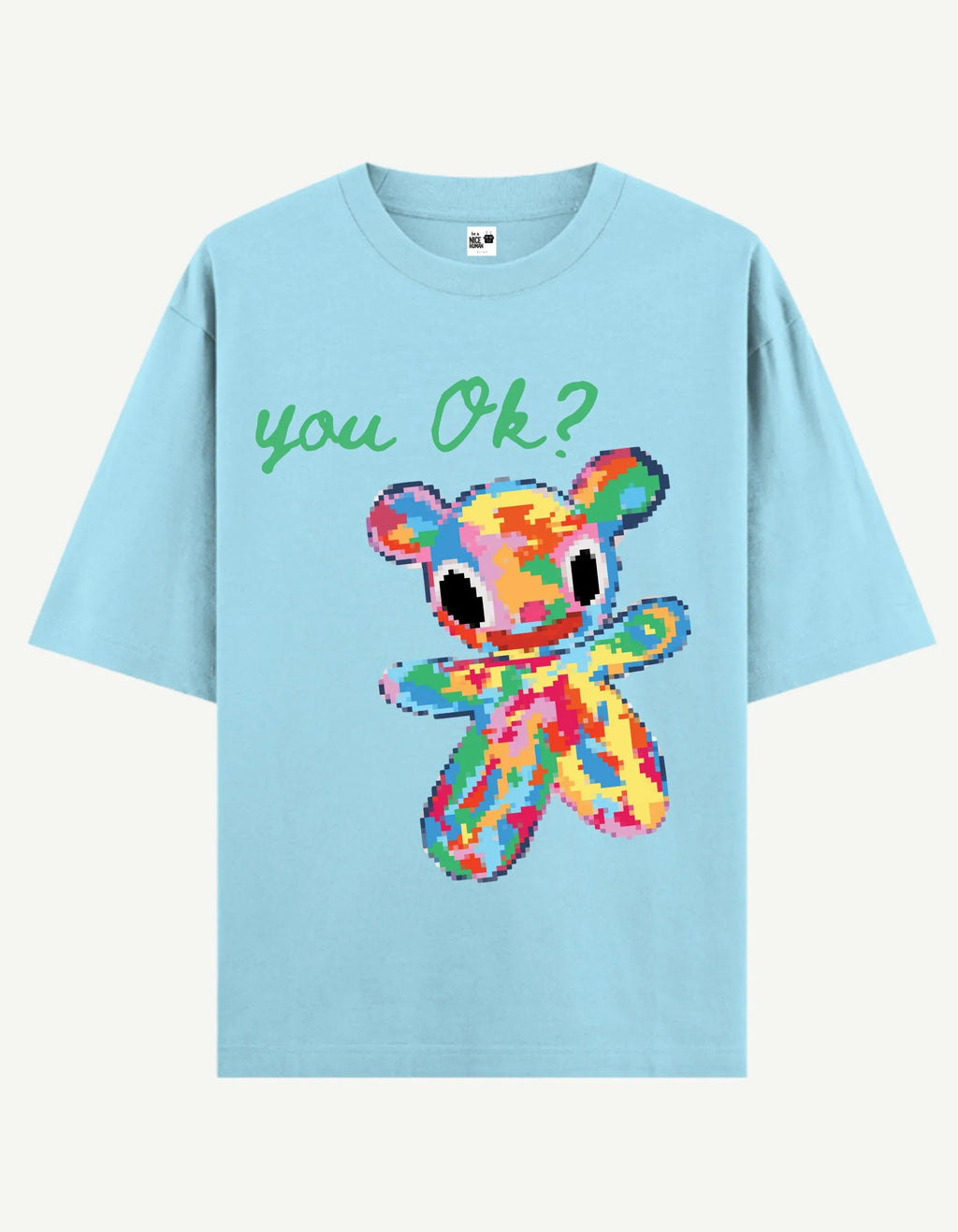 Emotional Support Bear Oversized T-Shirt