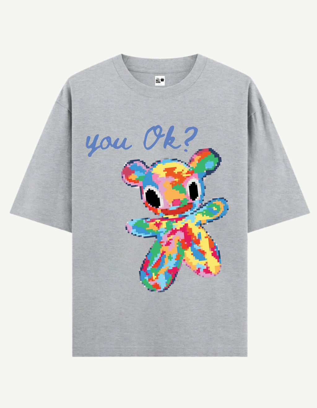 Emotional Support Bear Oversized T-Shirt