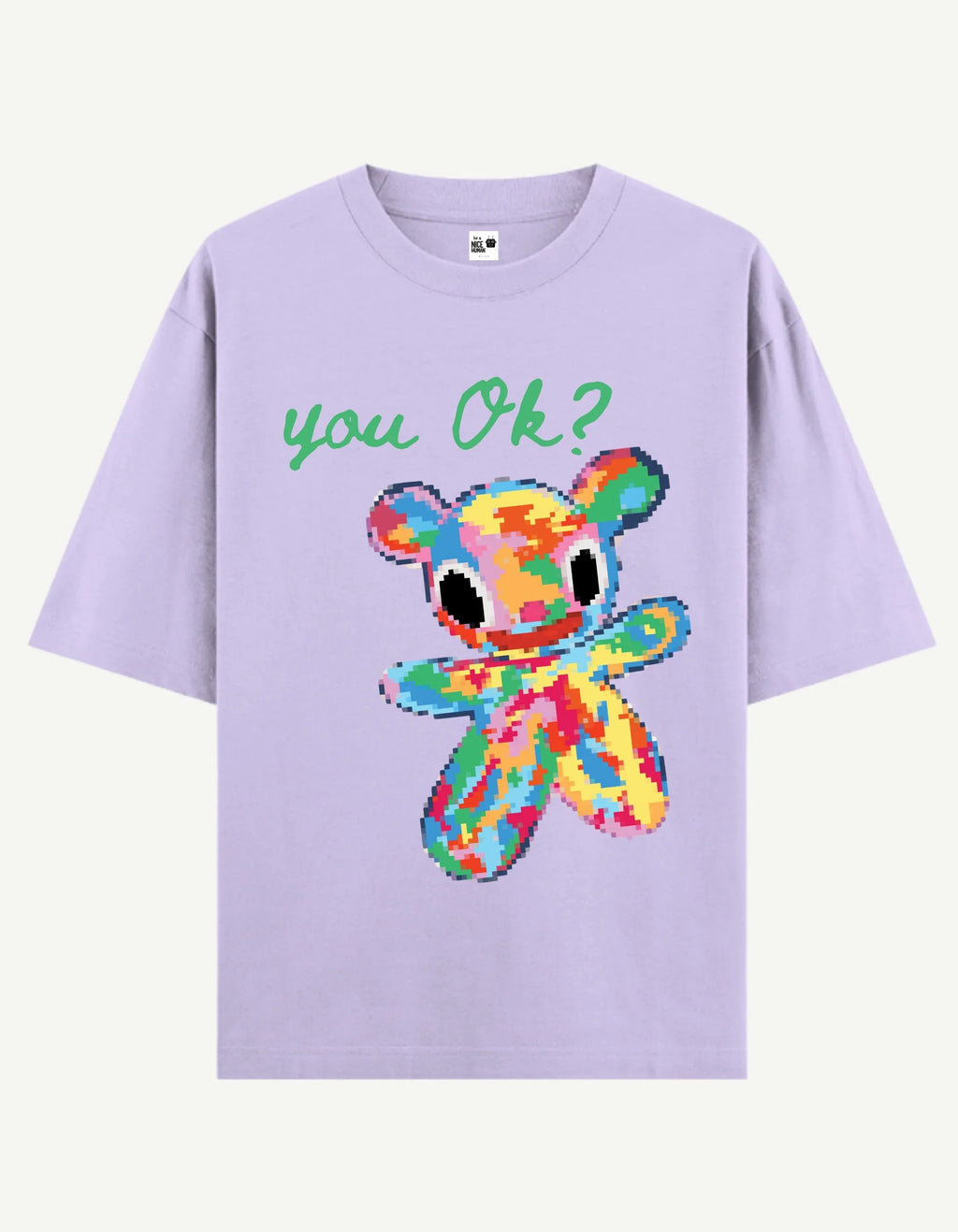 Emotional Support Bear Oversized T-Shirt