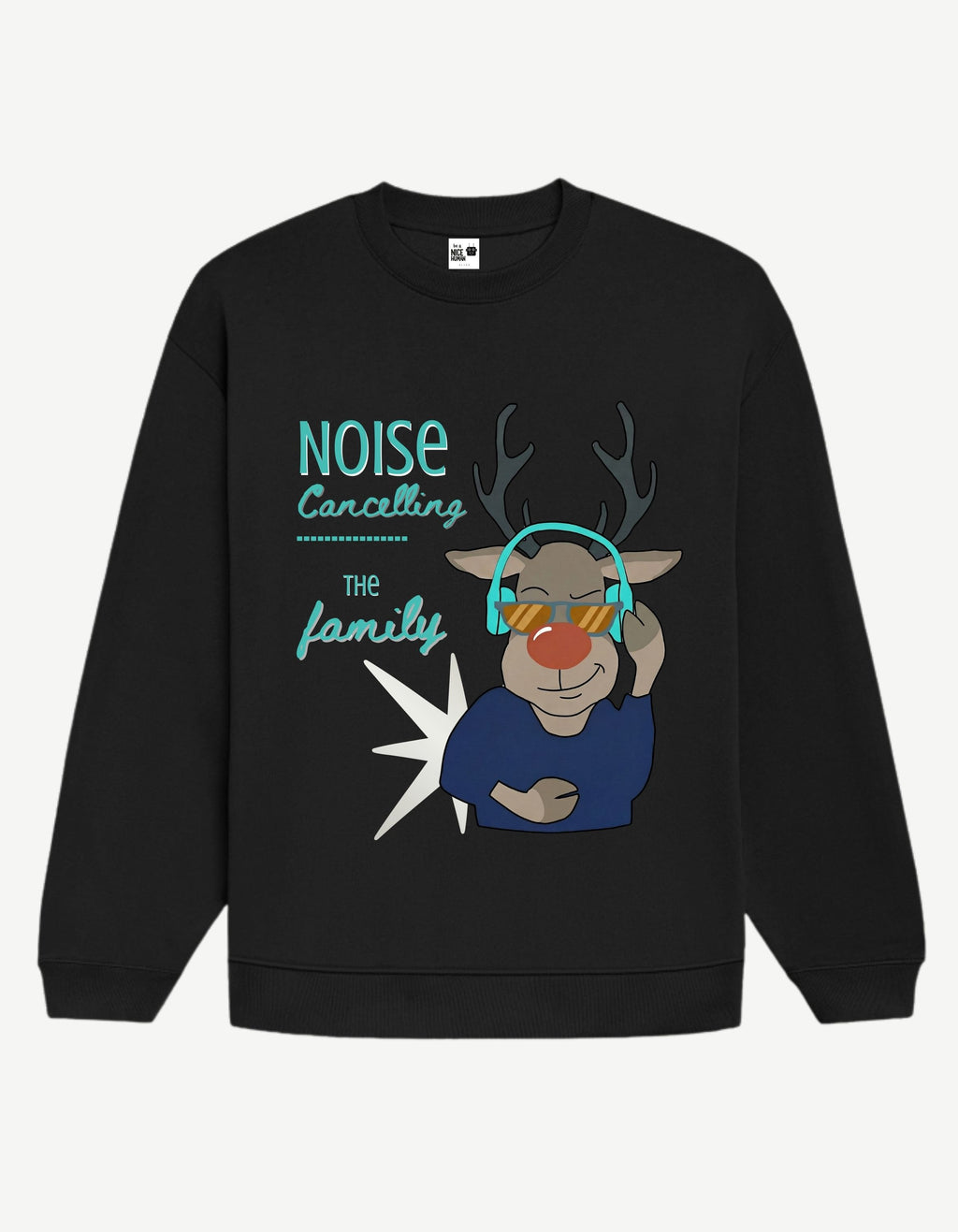 Funny Reindeer Christmas Sweatshirt
