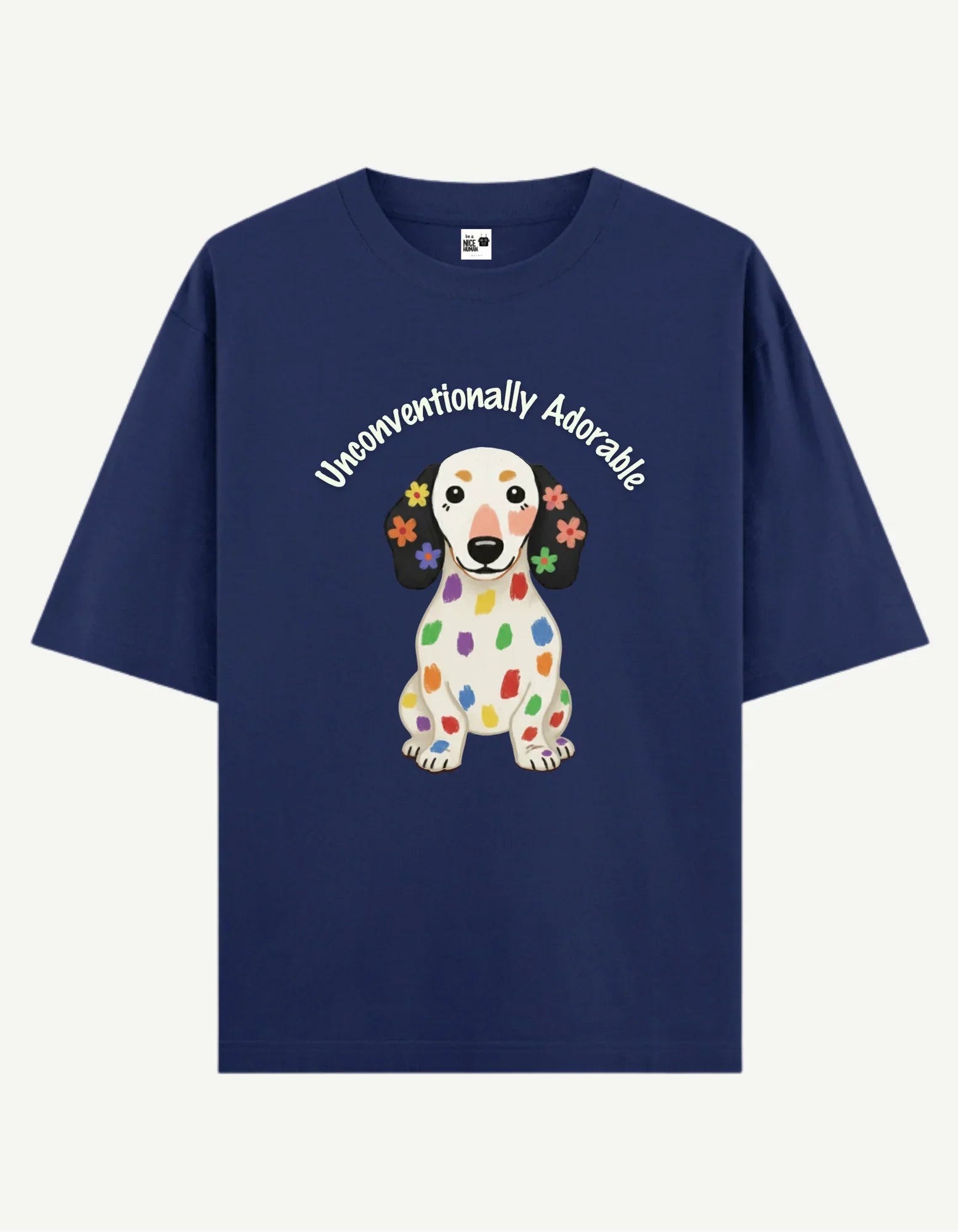 Rainbow Spot Dog T-Shirt