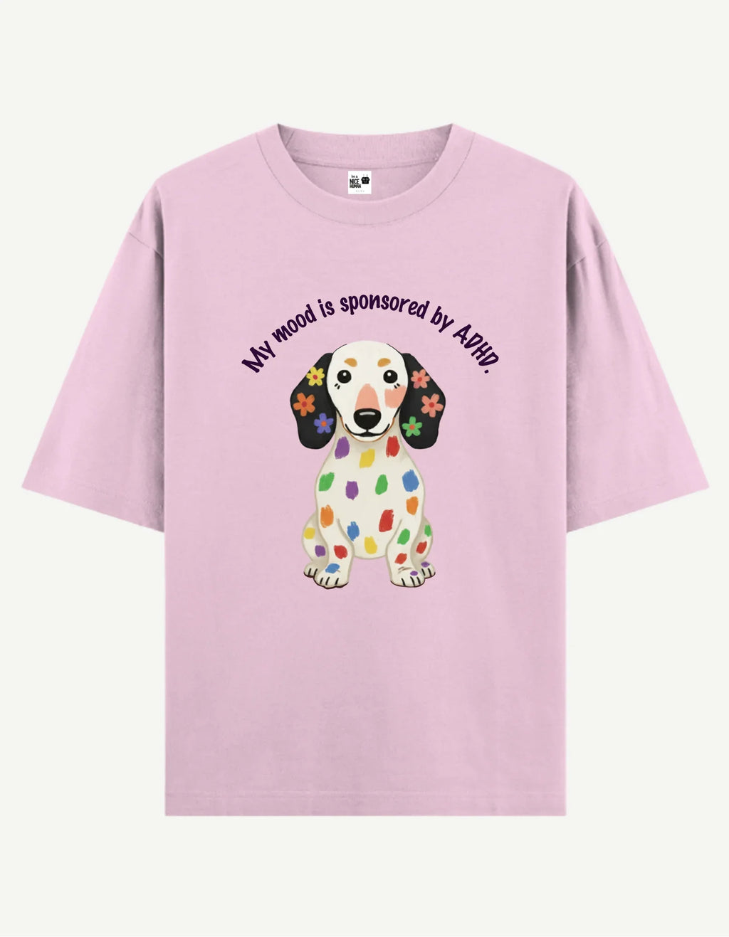 Rainbow Spot Dog T-Shirt