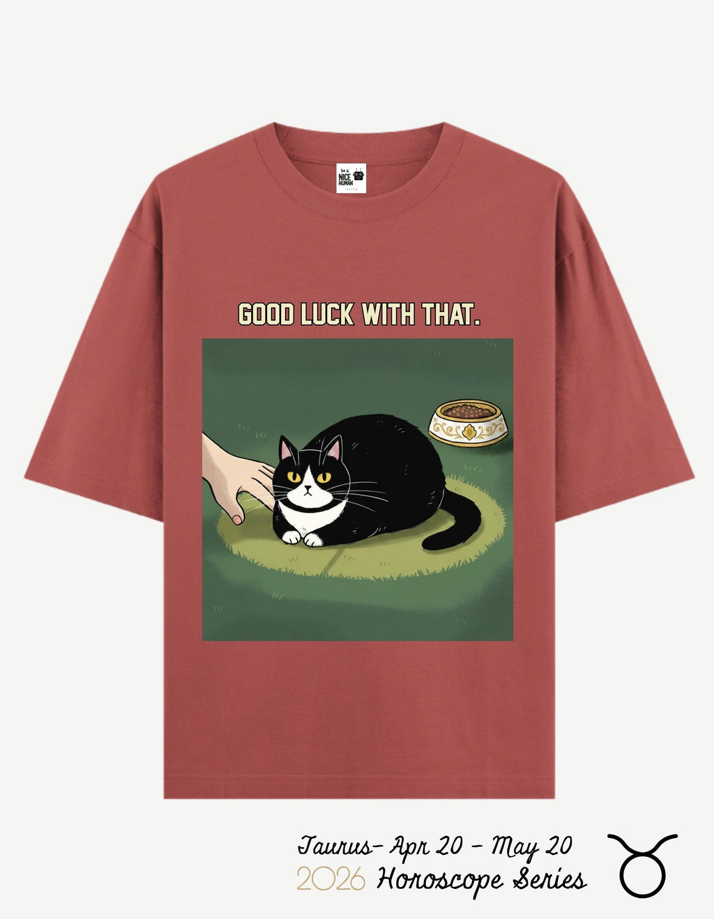 Taurus Zodiac Oversized Fit T-Shirt