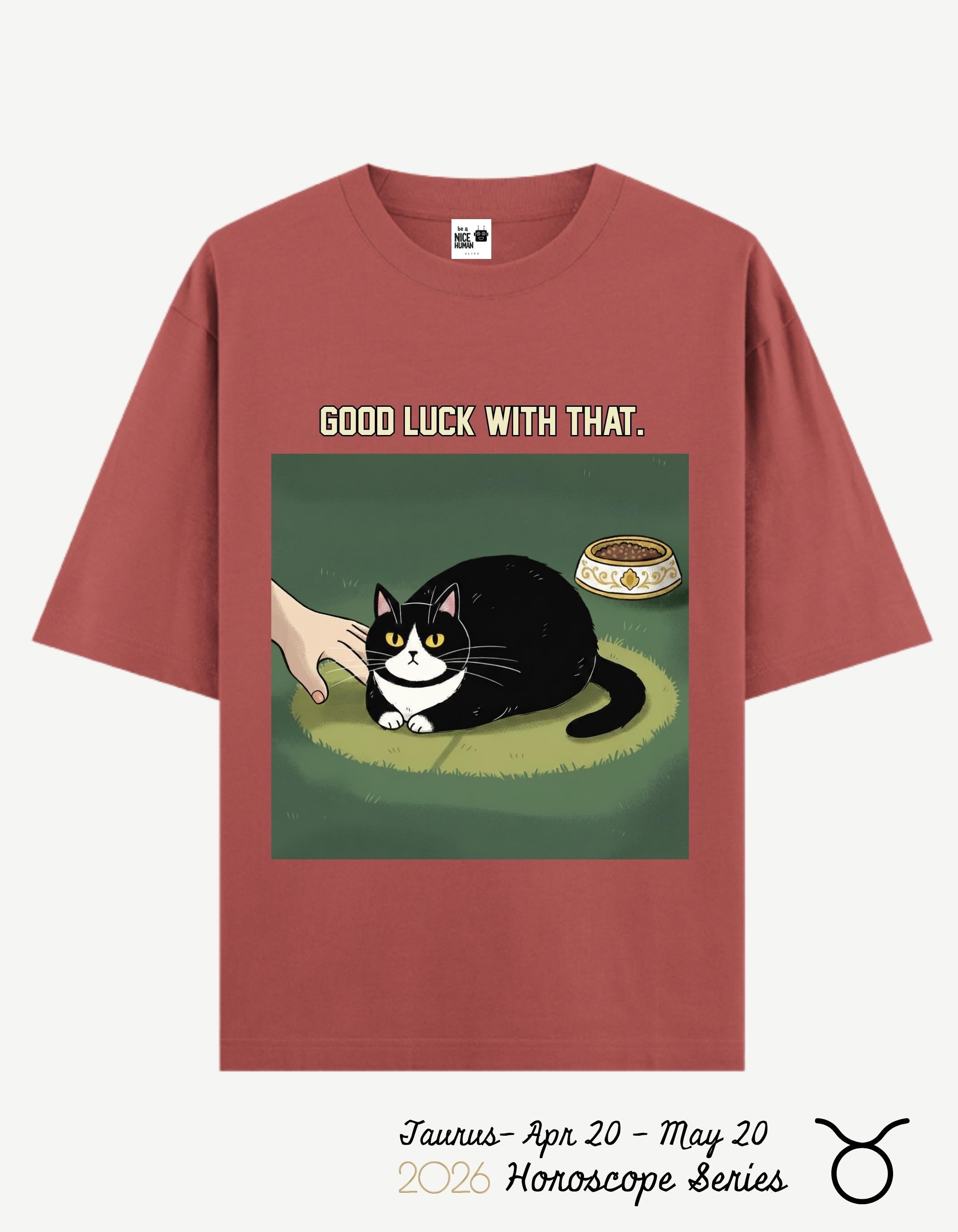 Taurus Zodiac Oversized Fit T-Shirt